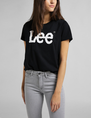 Lee Jeans - LOGO TEE - alhaisimmat hinnat - black - 6