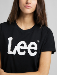 Lee Jeans - LOGO TEE - lägsta priserna - black - 7