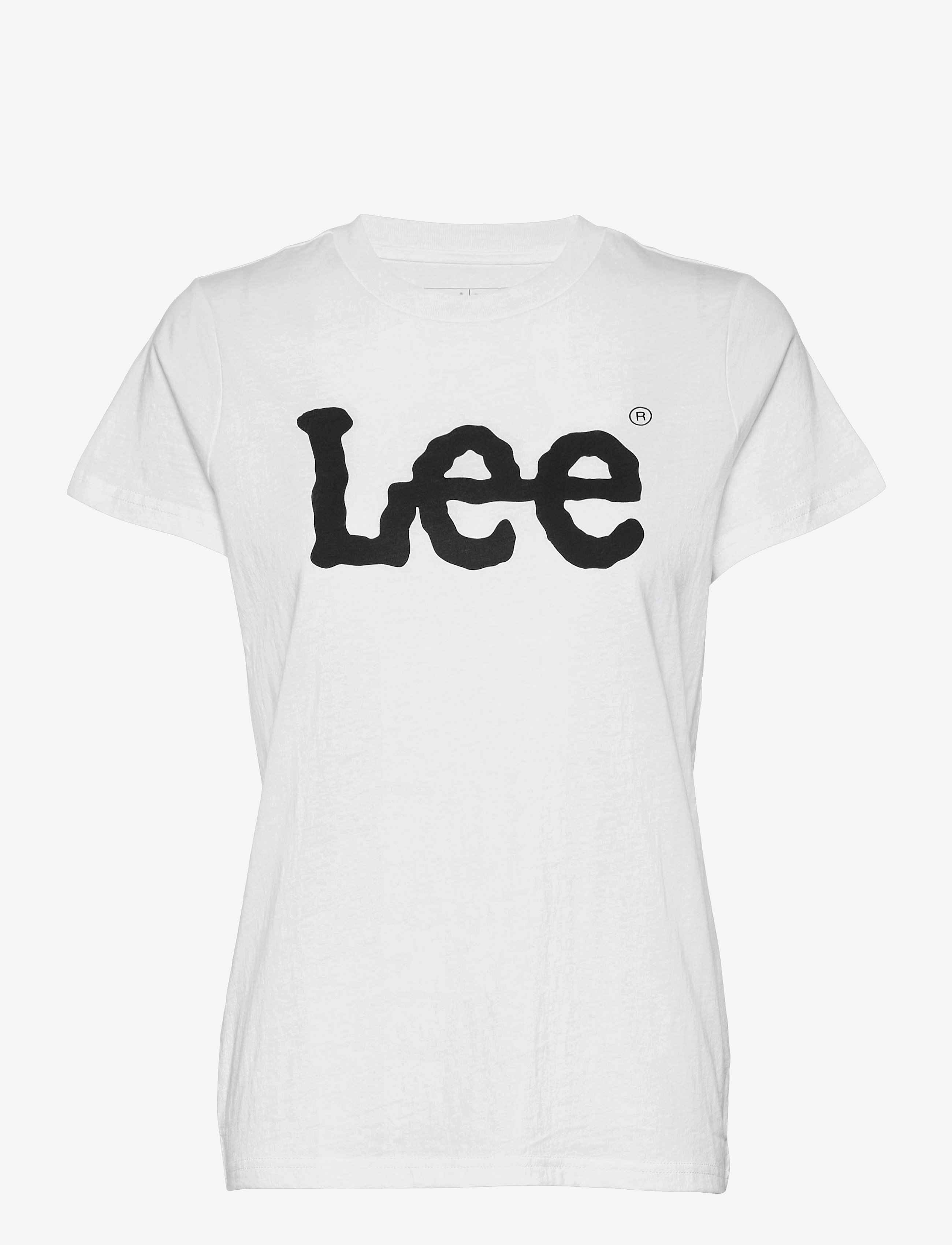 LEE JEANS Logo Tee Weiß - L - Damen