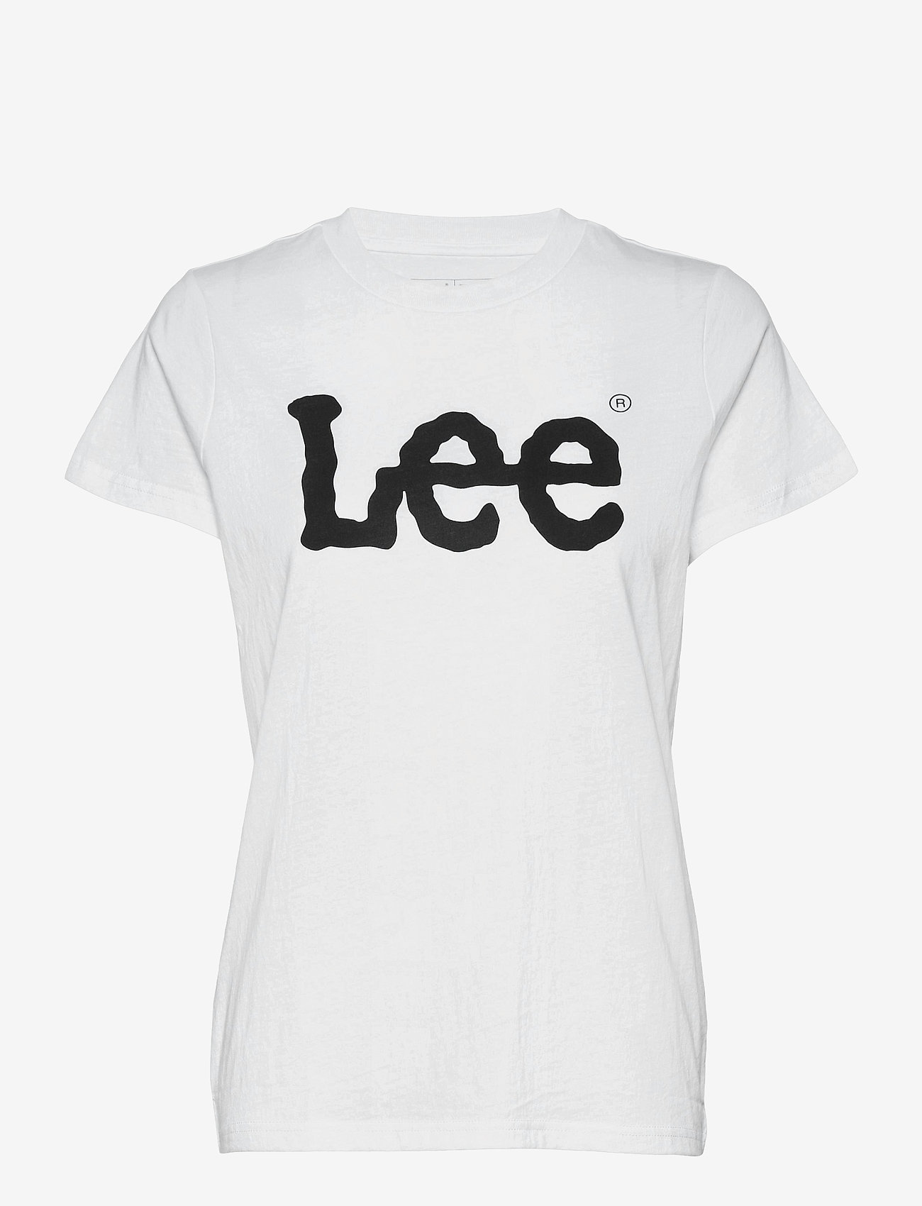Lee Jeans - LOGO TEE - efterårstøj - white - 0