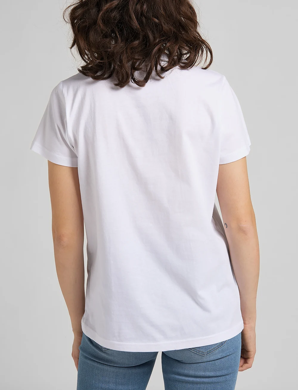 Lee Jeans - LOGO TEE - t-shirts - white - 3