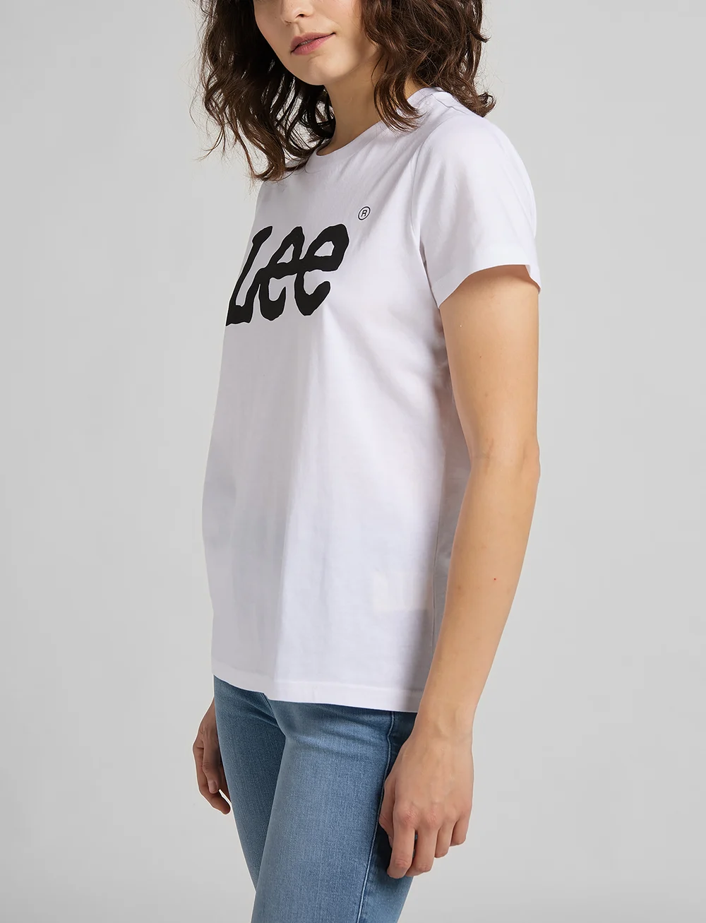 Lee Jeans - LOGO TEE - t-shirts - white - 5