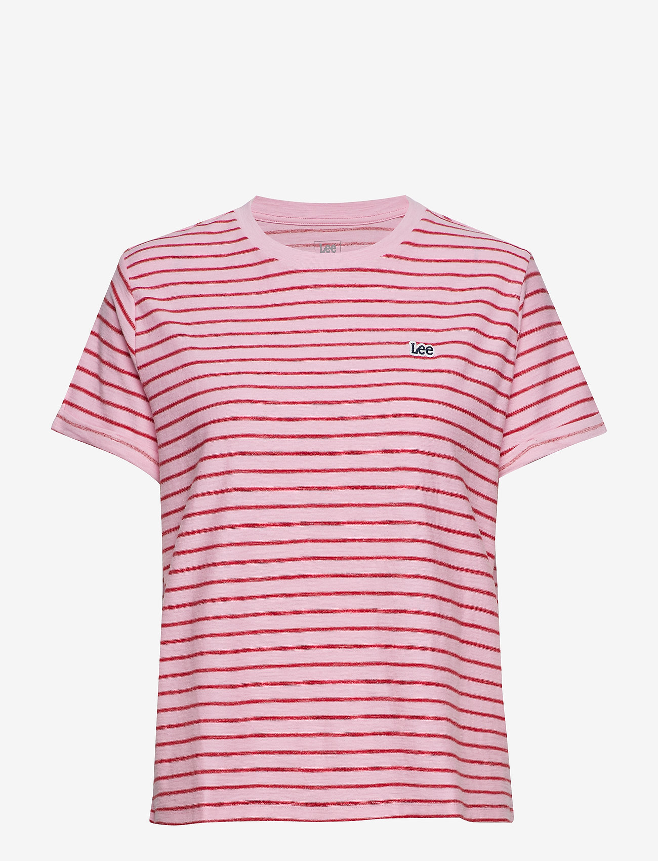 Lee Jeans - STRIPE TEE - frost pink - 0