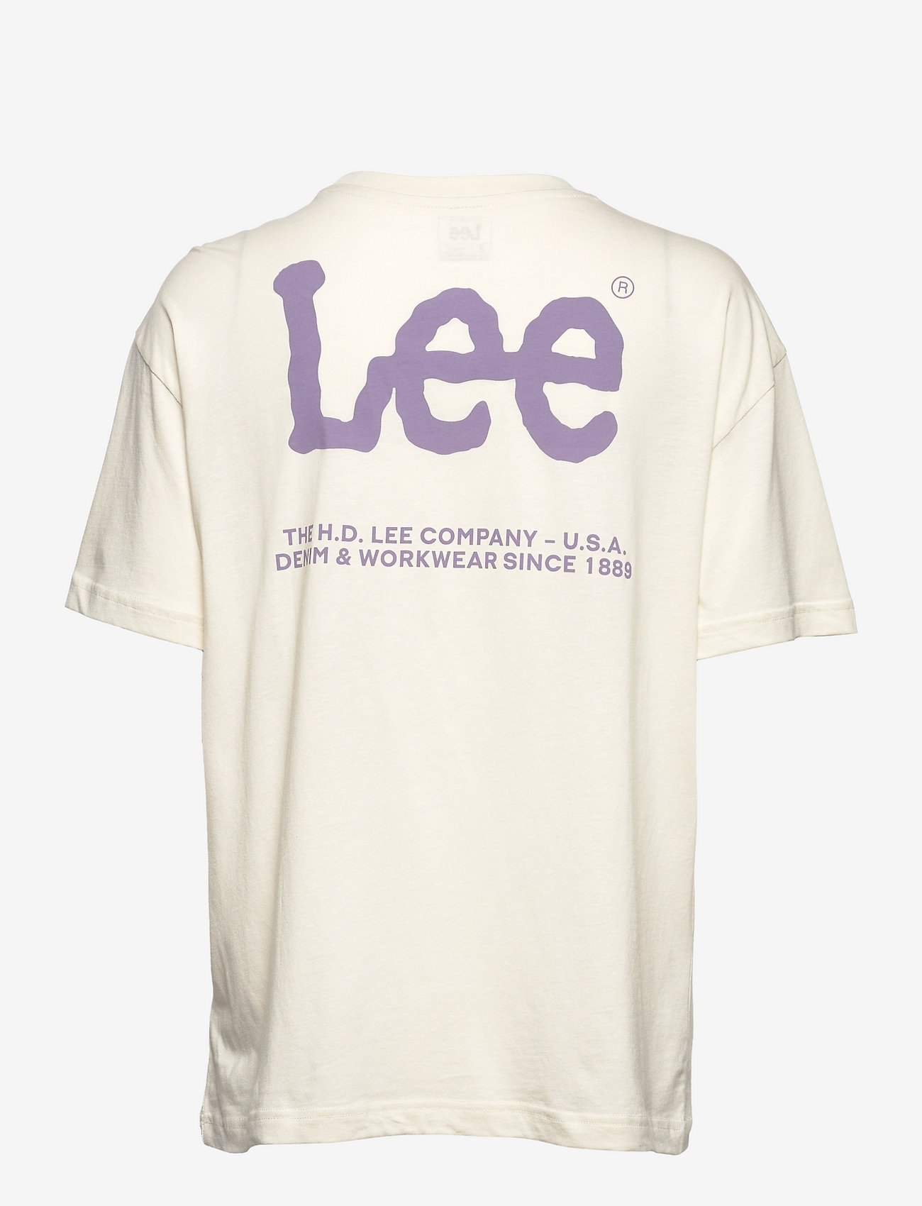 Lee Jeans - RELAXED CREW TEE - workwear white - 1