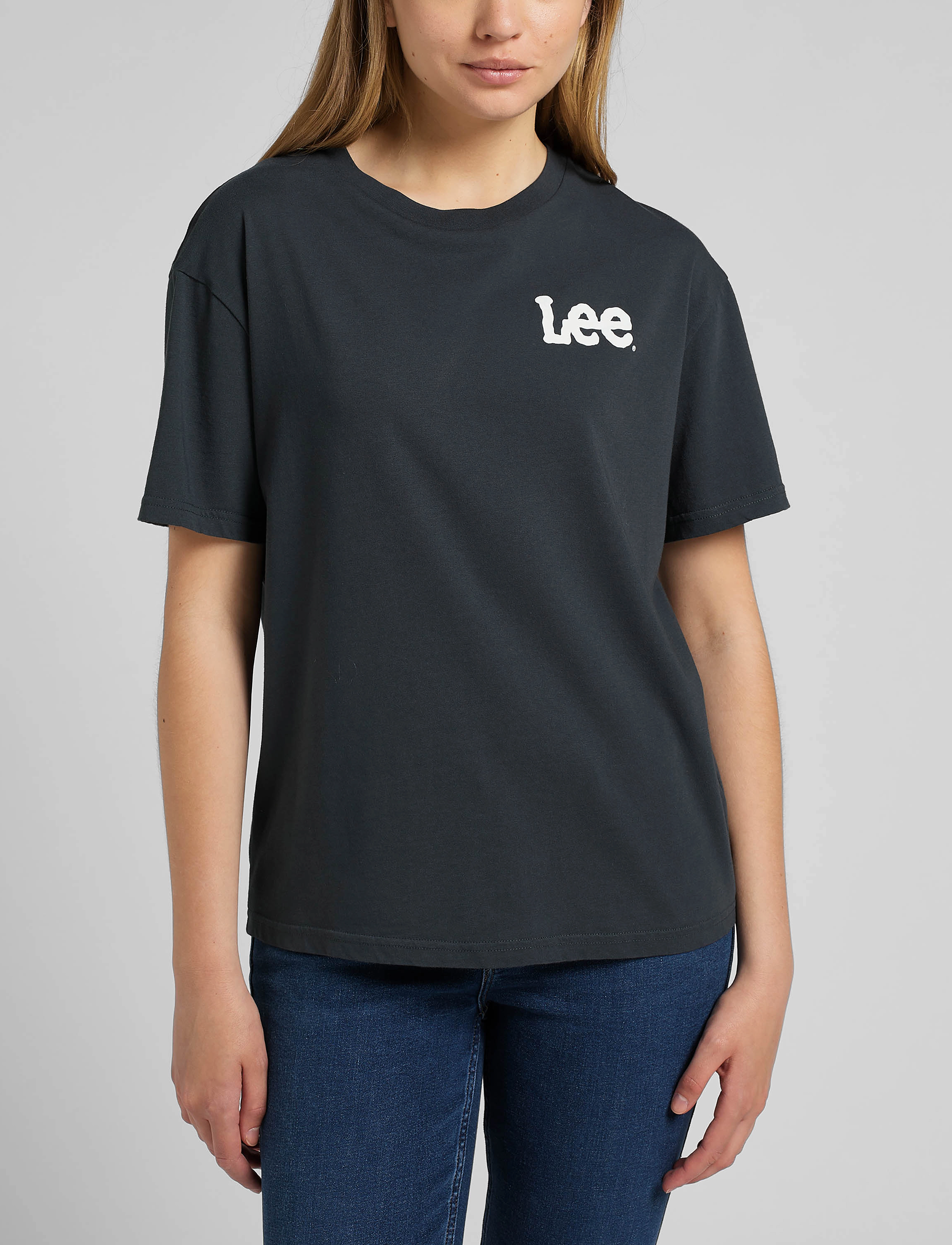 Lee Jeans - ESSENTIAL GRAPHIC TEE - charcoal - 2