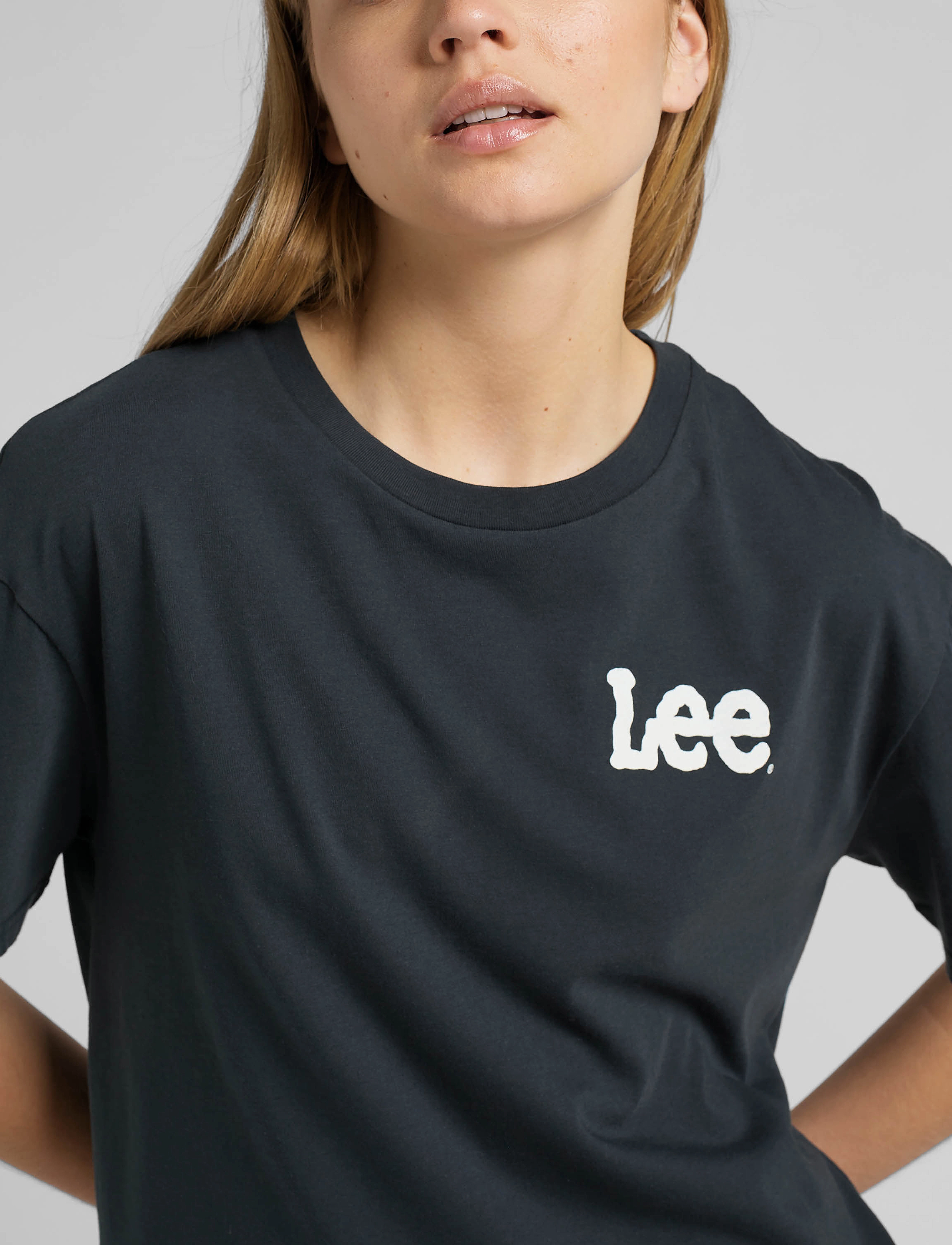 Lee Jeans - ESSENTIAL GRAPHIC TEE - charcoal - 5