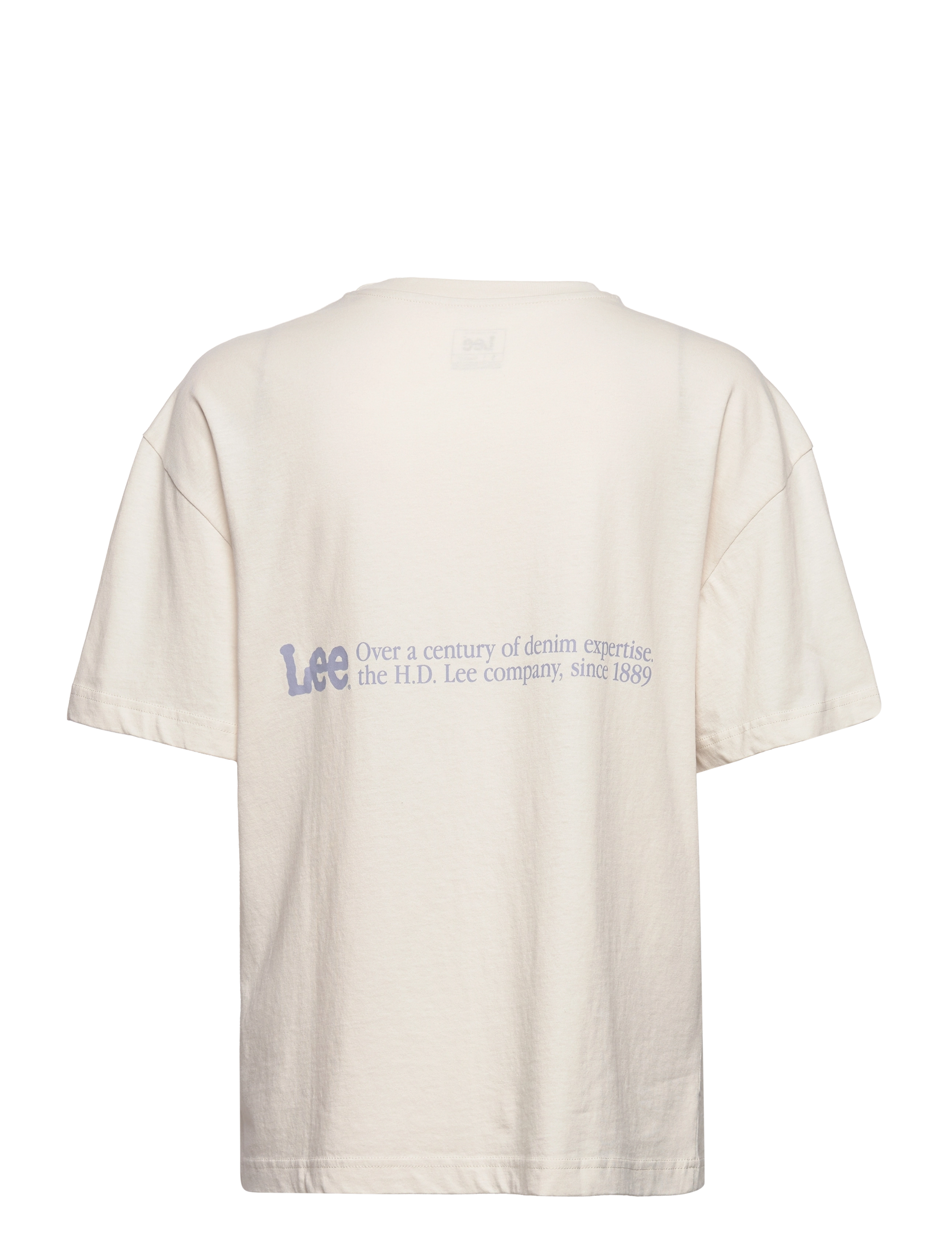 Lee Jeans - ESSENTIAL GRAPHIC TEE - ecru - 1