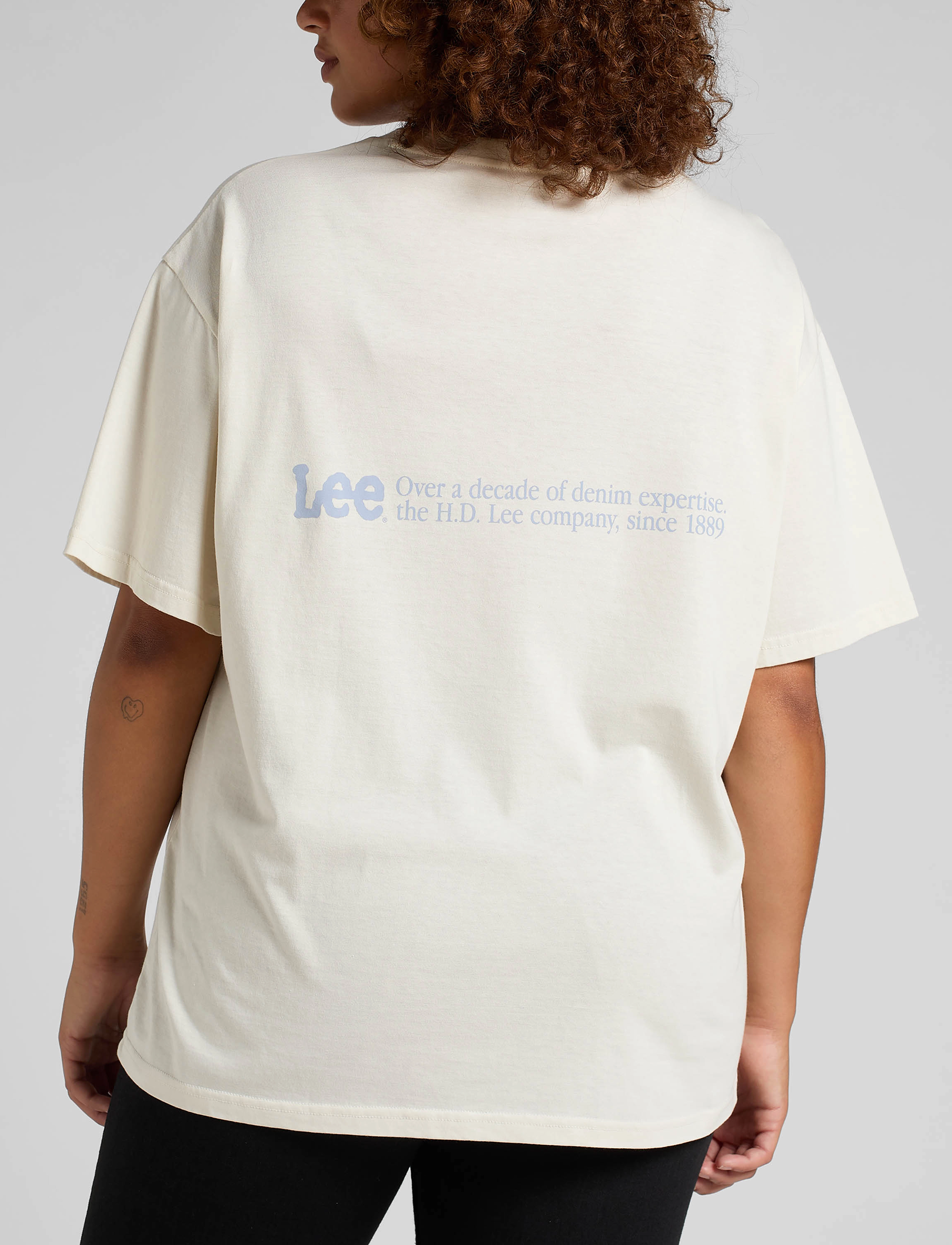Lee Jeans - ESSENTIAL GRAPHIC TEE - ecru - 3