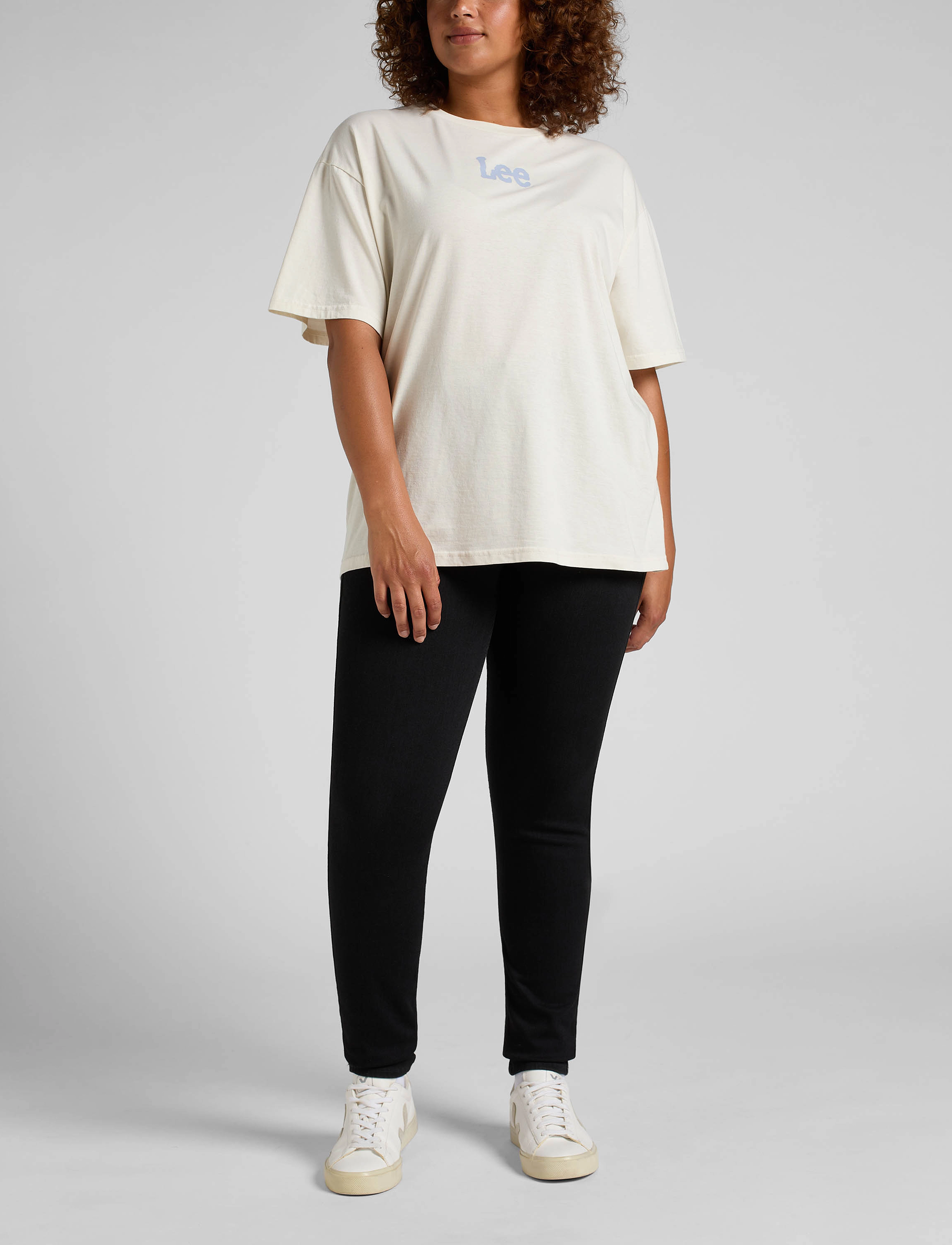 Lee Jeans - ESSENTIAL GRAPHIC TEE - ecru - 4