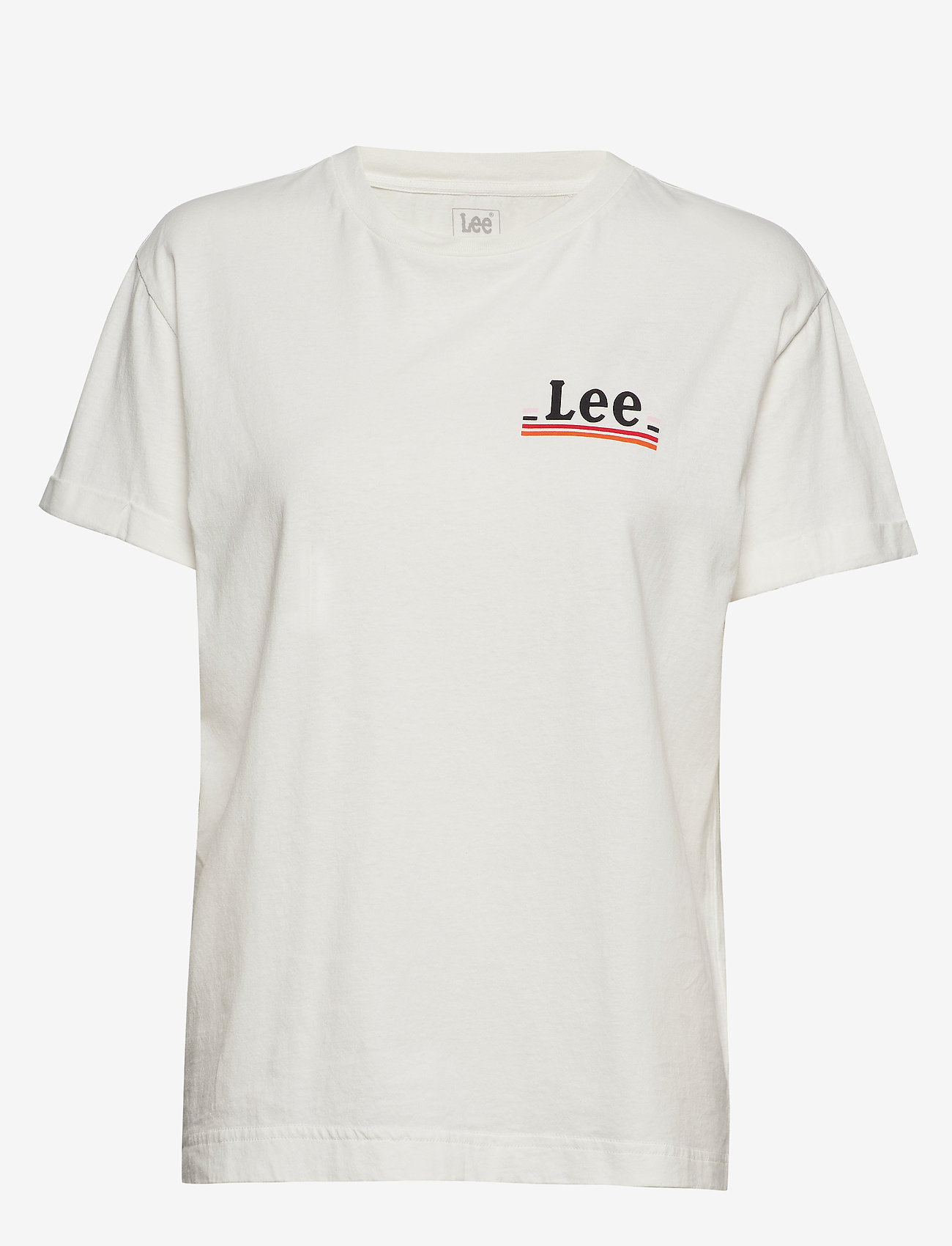 Lee Jeans - CHEST LOGO TEE - off white - 0