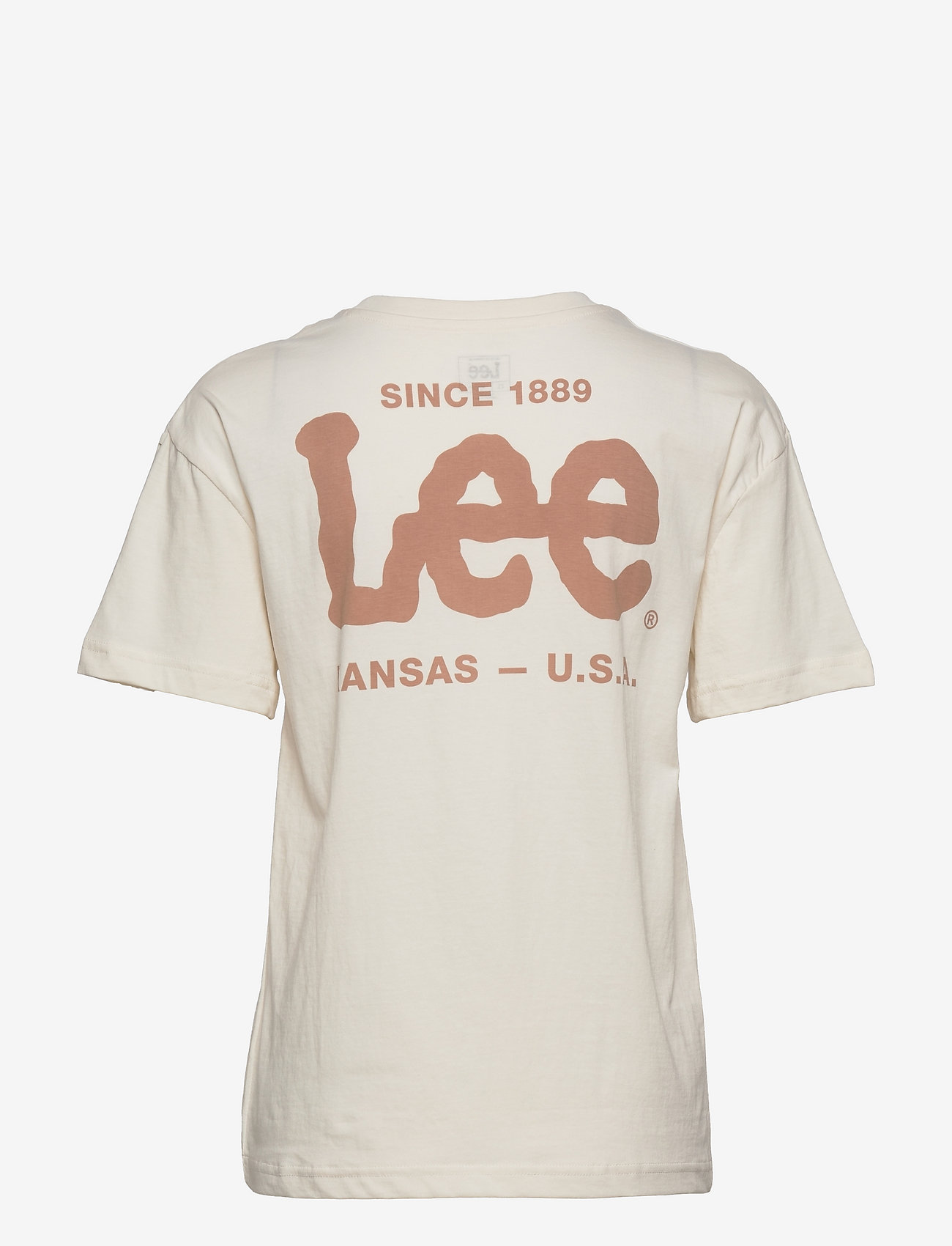 Lee Jeans - CREW NECK TEE - ecru - 1
