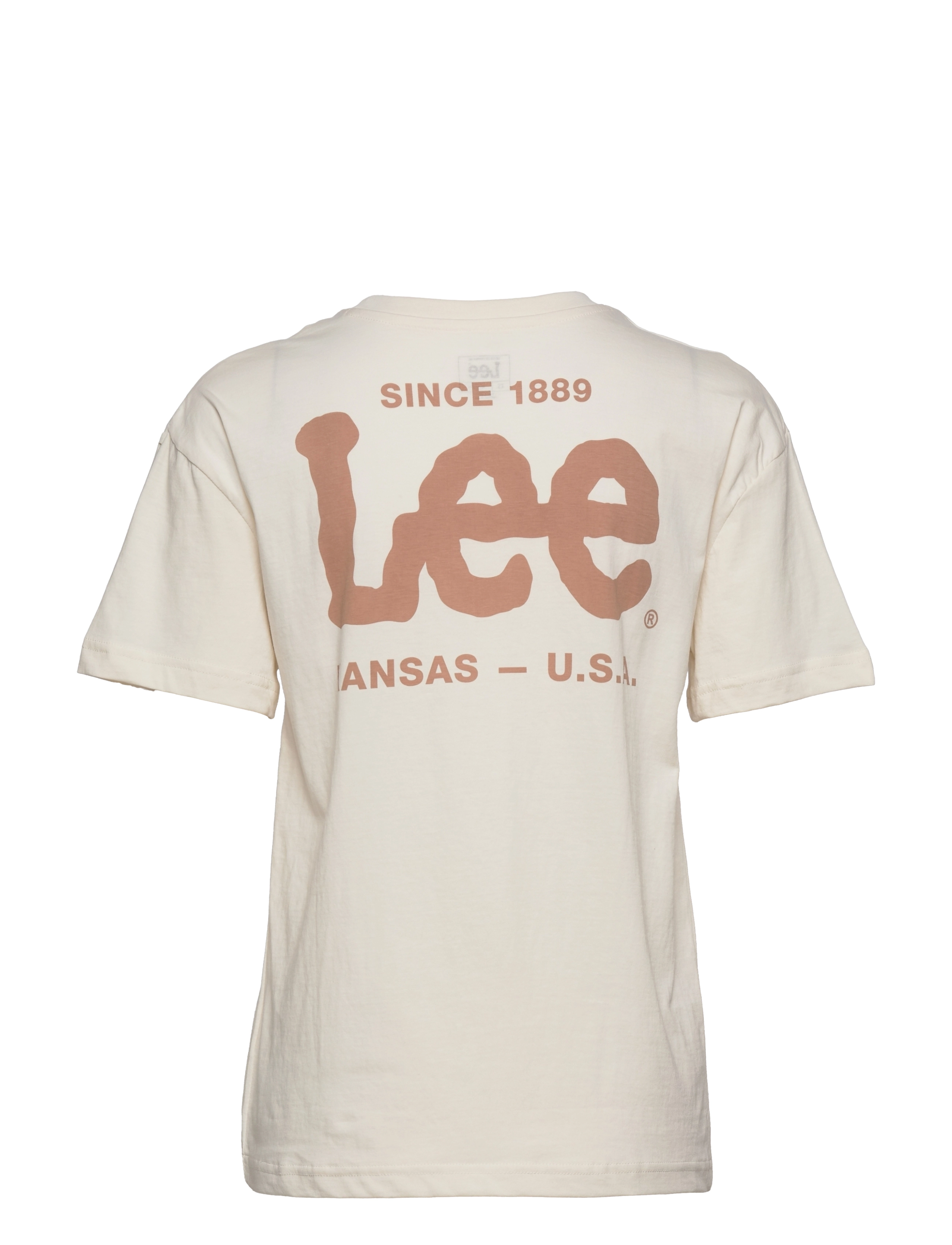 Lee Jeans - CREW NECK TEE - ecru - 1