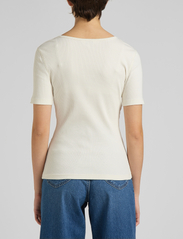 Lee Jeans - SS HENLEY - t-shirts - ecru - 3