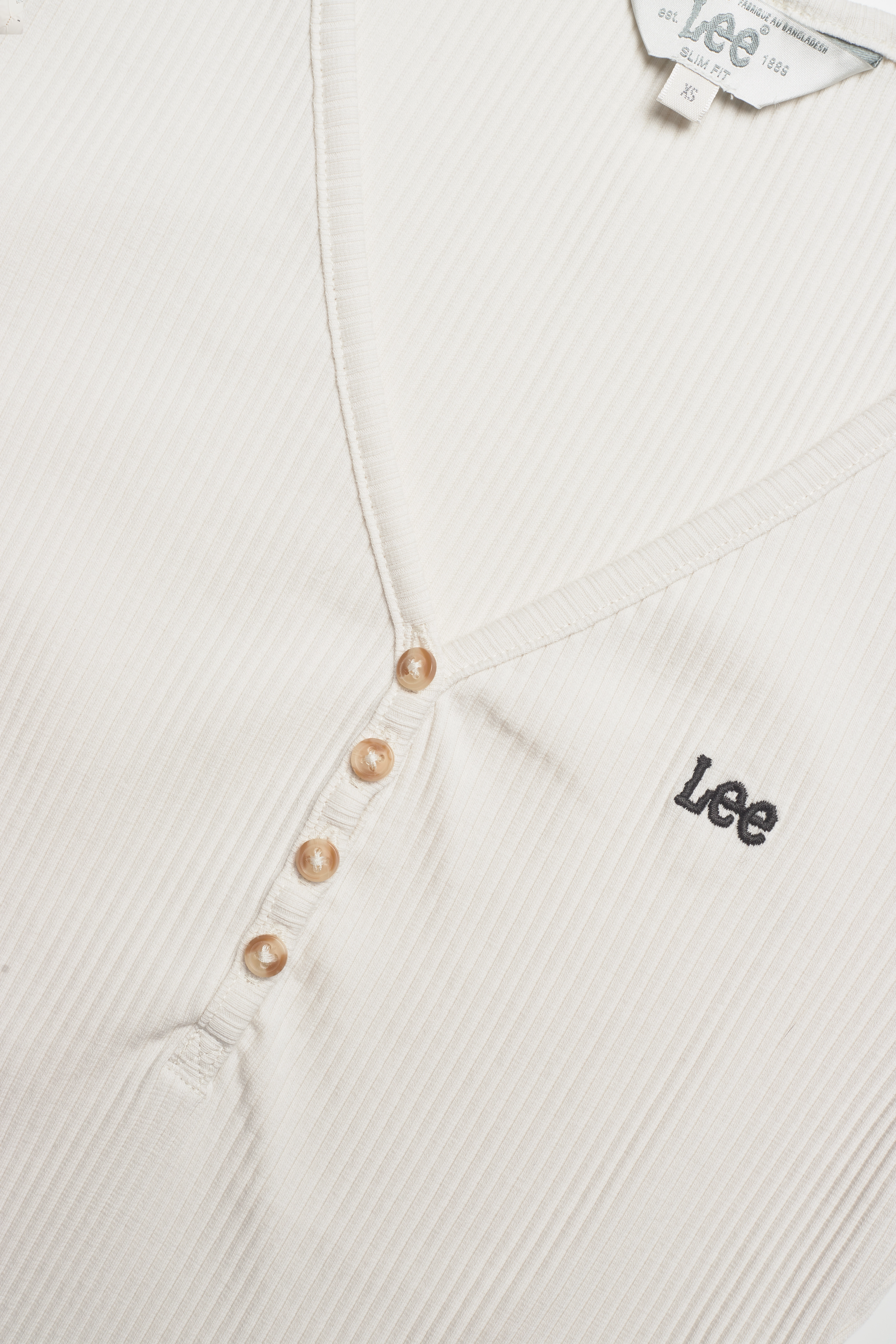 Lee Jeans - SS HENLEY - ecru - 2