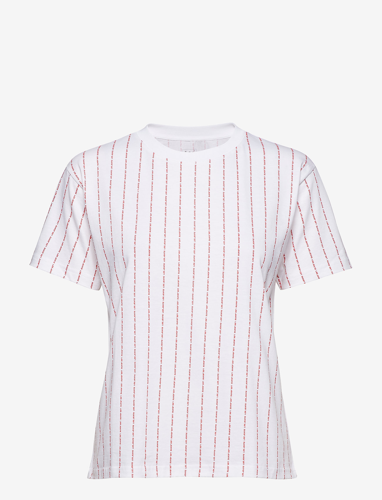 Lee Jeans - AOP LOGO TEE - bright white - 0