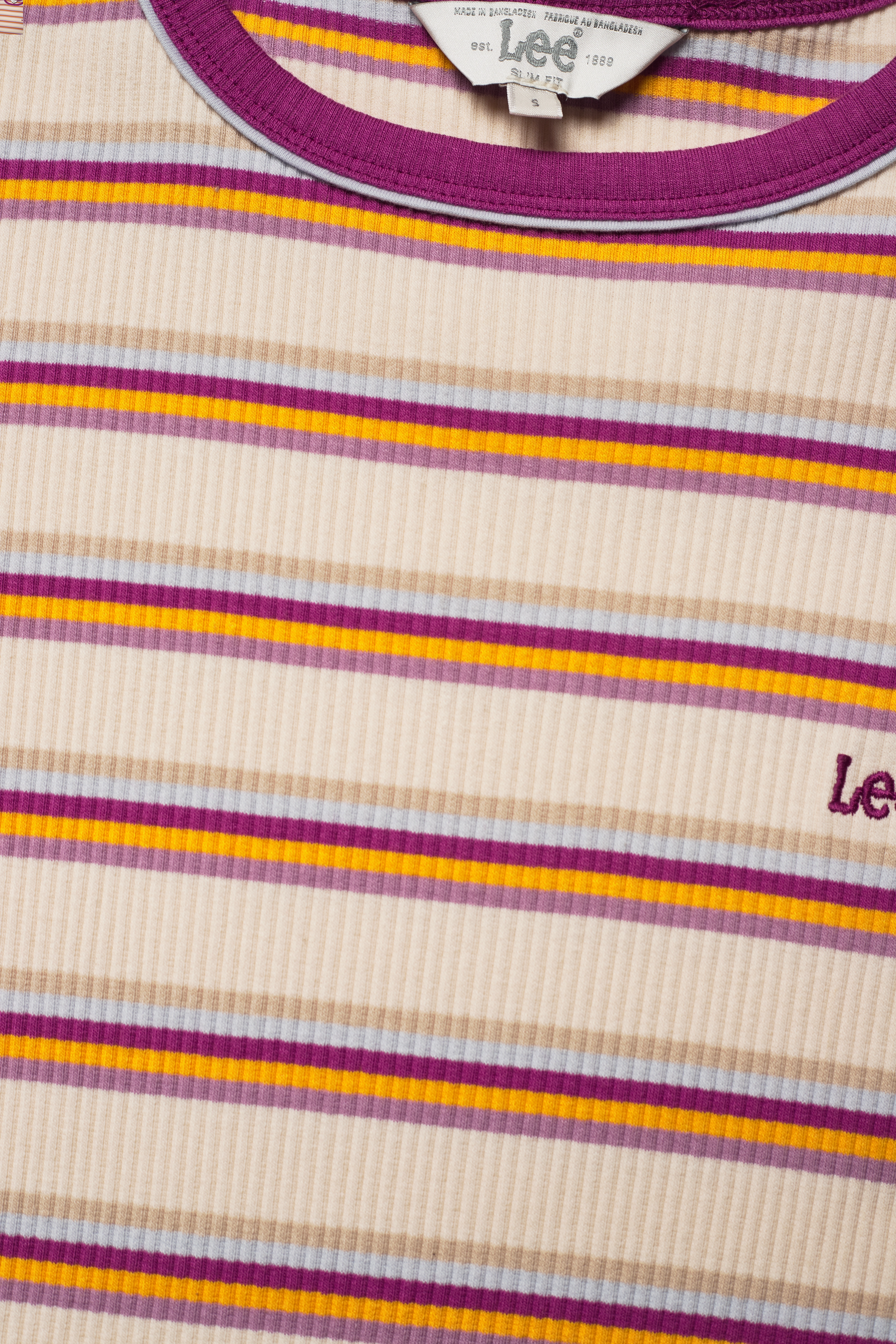 Lee Jeans - STRIPE TEE - golden beam - 2