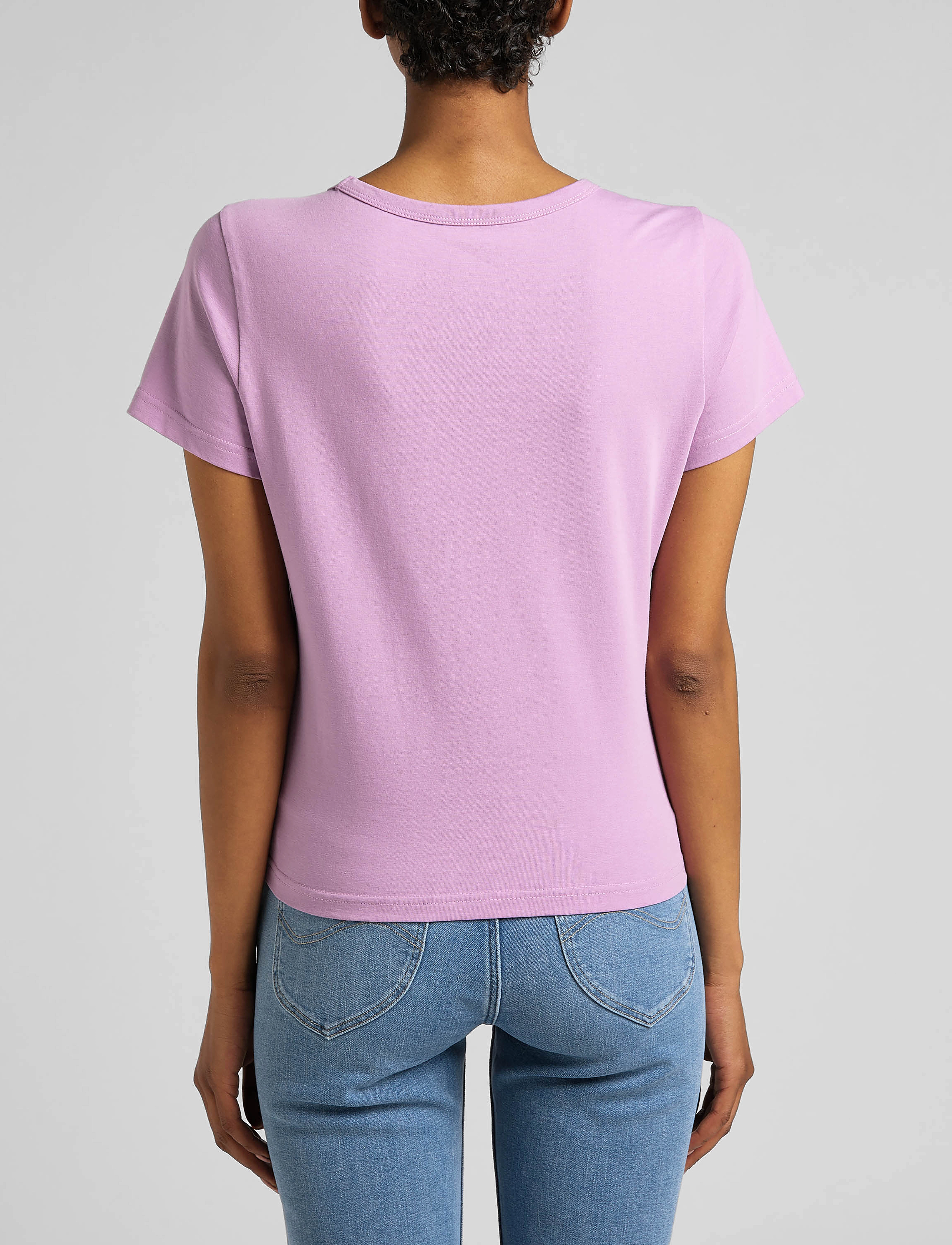 Lee Jeans - SHRUNKEN TEE - pansy - 3