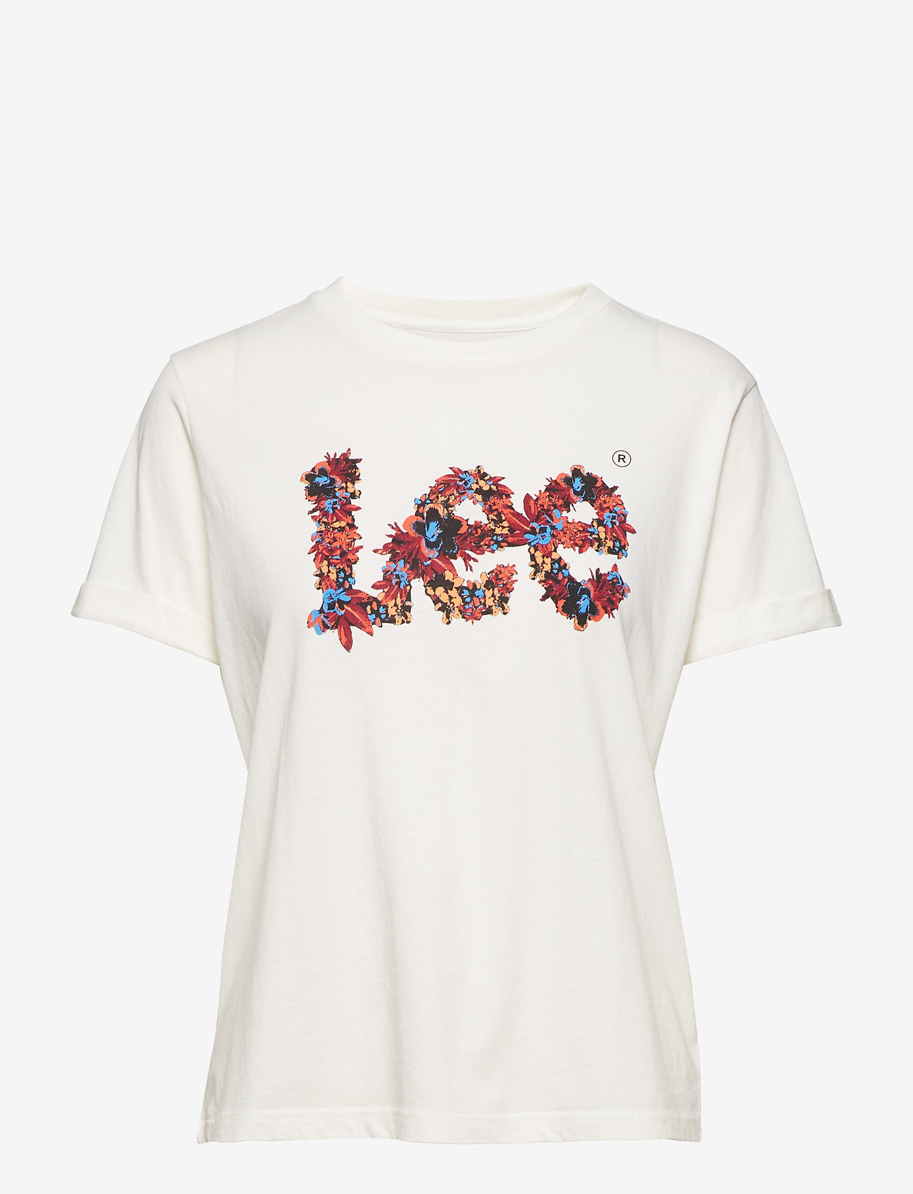 Lee Jeans - FLORAL GRAPHIC TEE - cloud dancer - 0