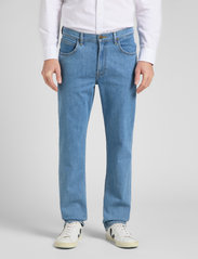 Lee Jeans - BROOKLYN STRAIGHT - tavalised teksad - light stone - 2