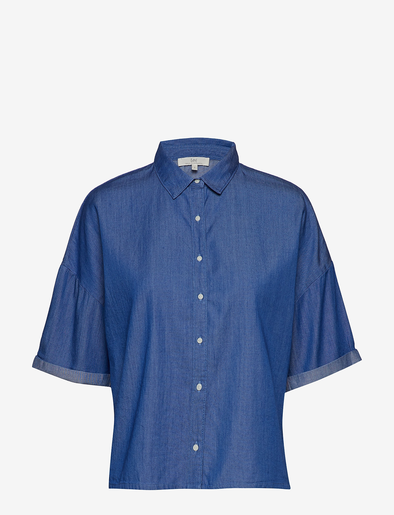 Lee Jeans - CROPPED SHIRT - dipped blue - 0