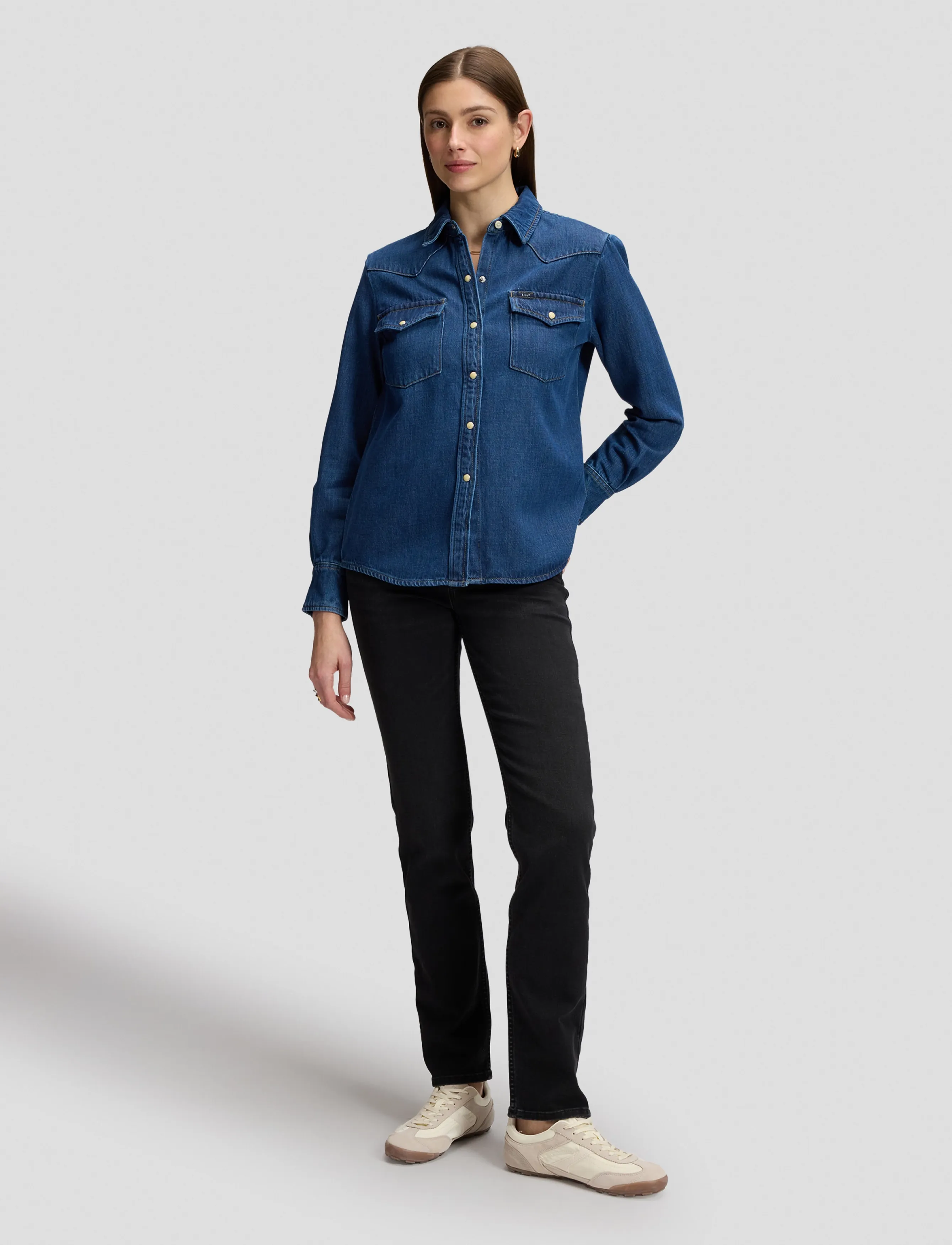 Lee Jeans - REGULAR WESTERN SHIRT - denimskjorter - adventuring - 3