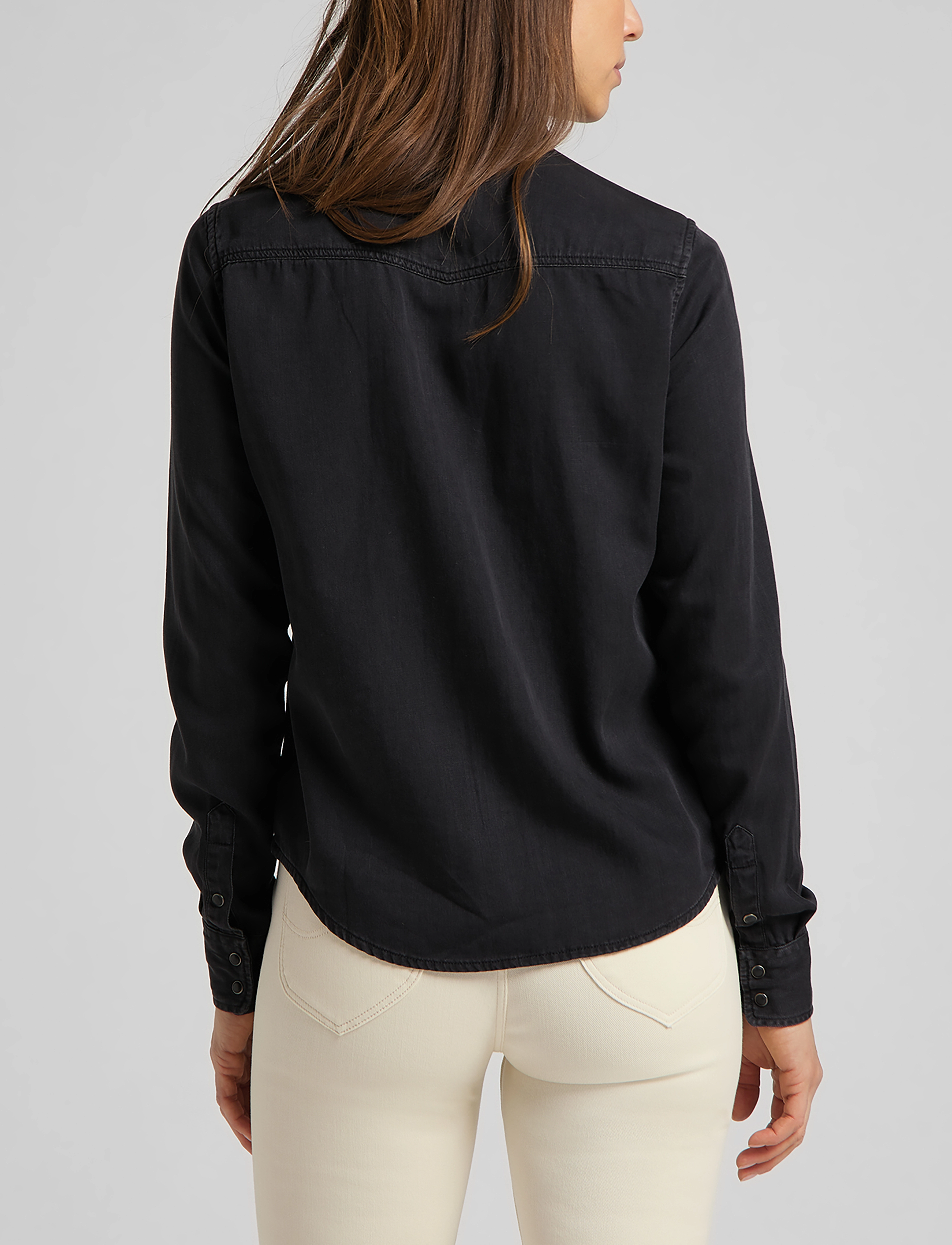 Lee Jeans - REGULAR WESTERN SHIR - black - 3