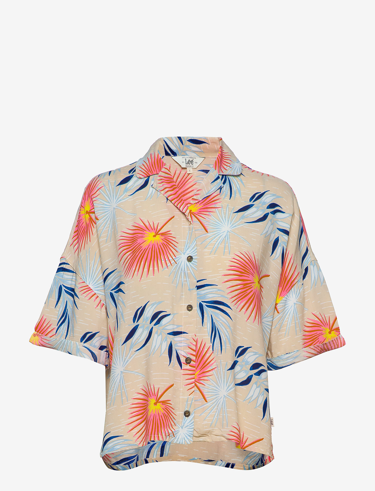 Lee Jeans - FLORAL RESORT SHIRT - ecru - 0