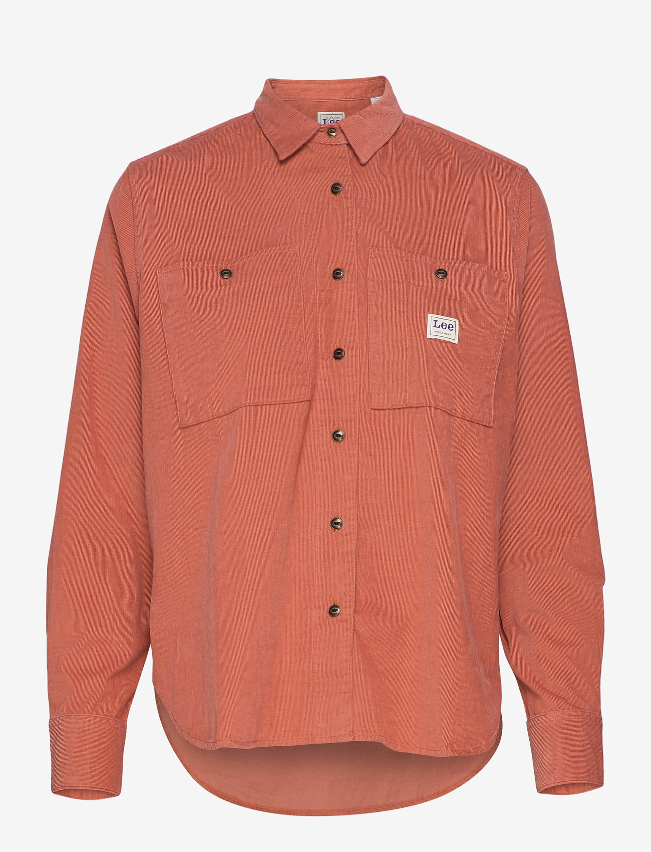 Lee Jeans - WORKER SHIRT - burnt ocra - 0