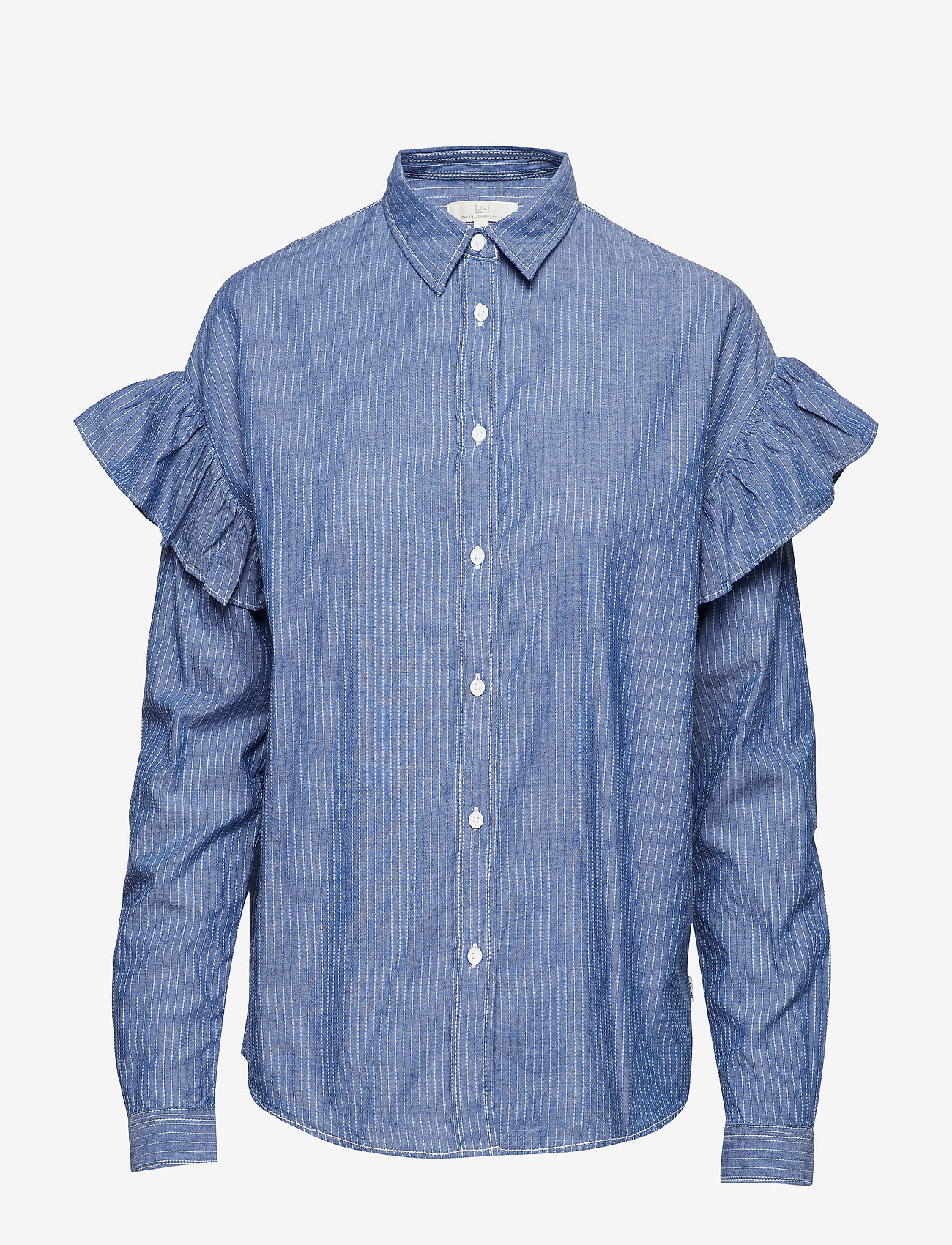 Lee Jeans - Ruffle shirt - workwear blue - 0