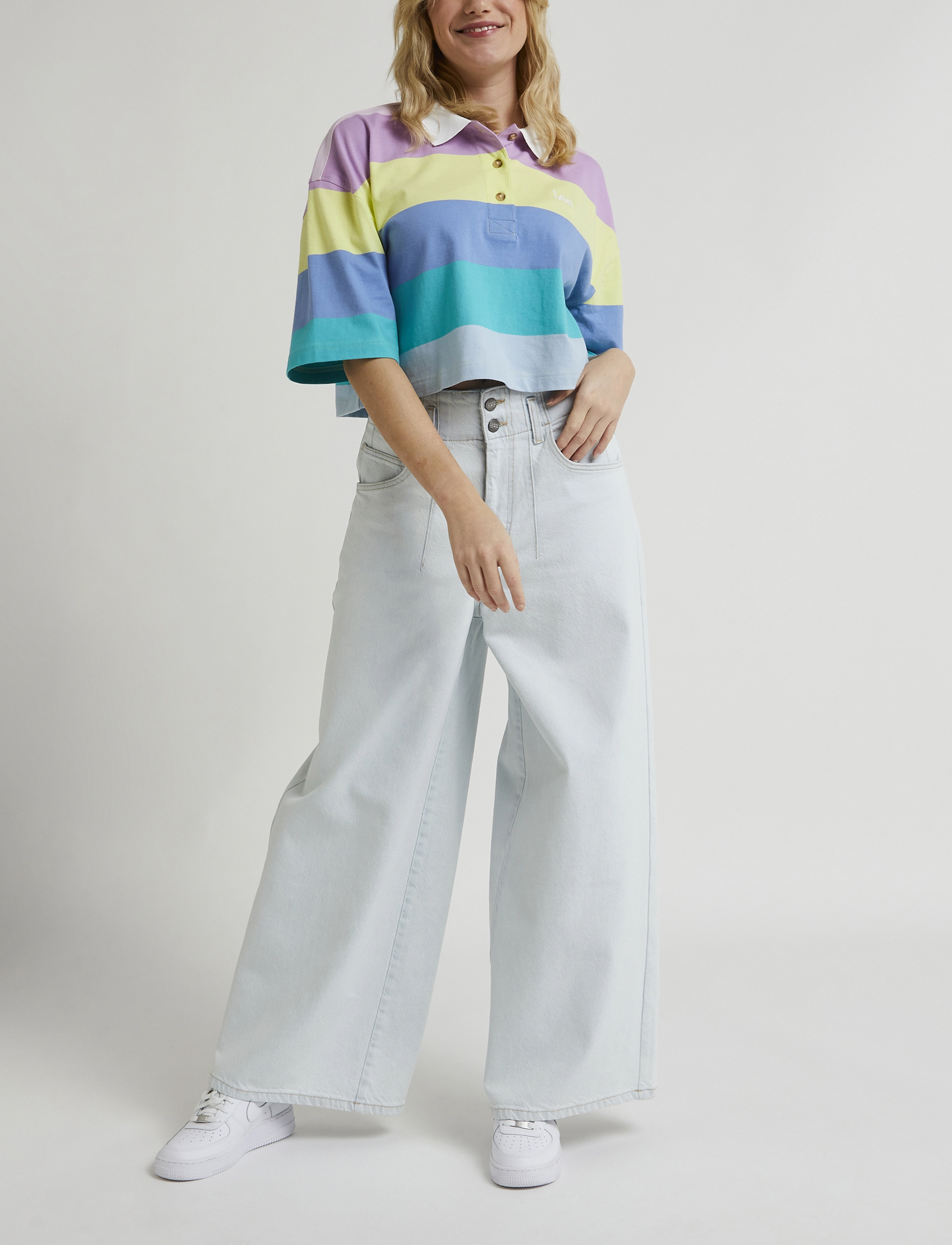 Lee Jeans - CROPPED POLO - brimstone - 4