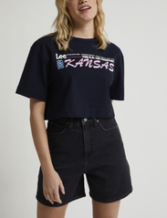 Lee Jeans - LOOSE CROPPED TEE - lowest prices - rivet navy - 2