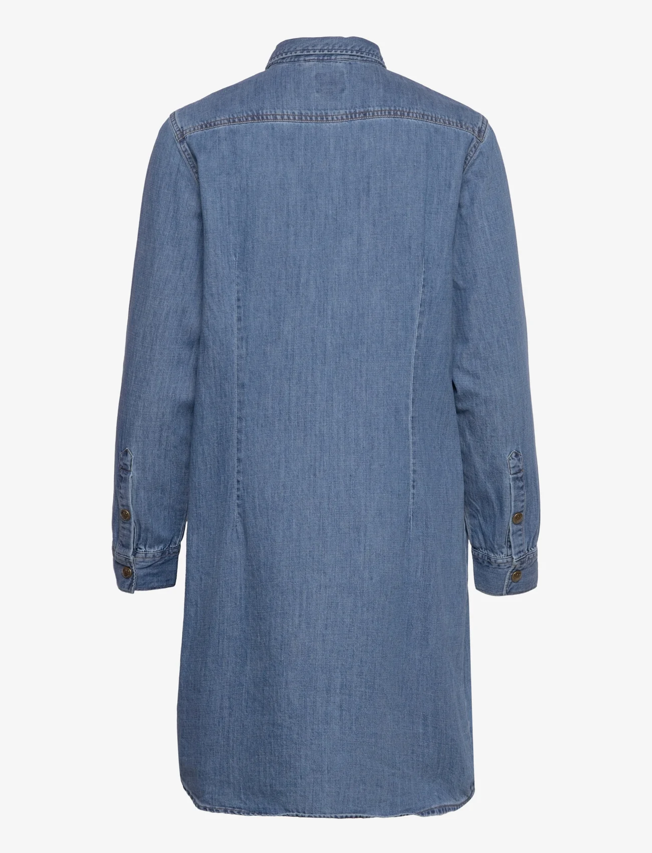 Lee Jeans - SHIRT DRESS - denim dresses - mid stone - 1