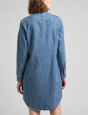 Lee Jeans - SHIRT DRESS - denimkjoler - mid stone - 3