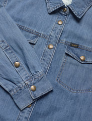 Lee Jeans - SHIRT DRESS - džinsinės suknelės - mid stone - 4