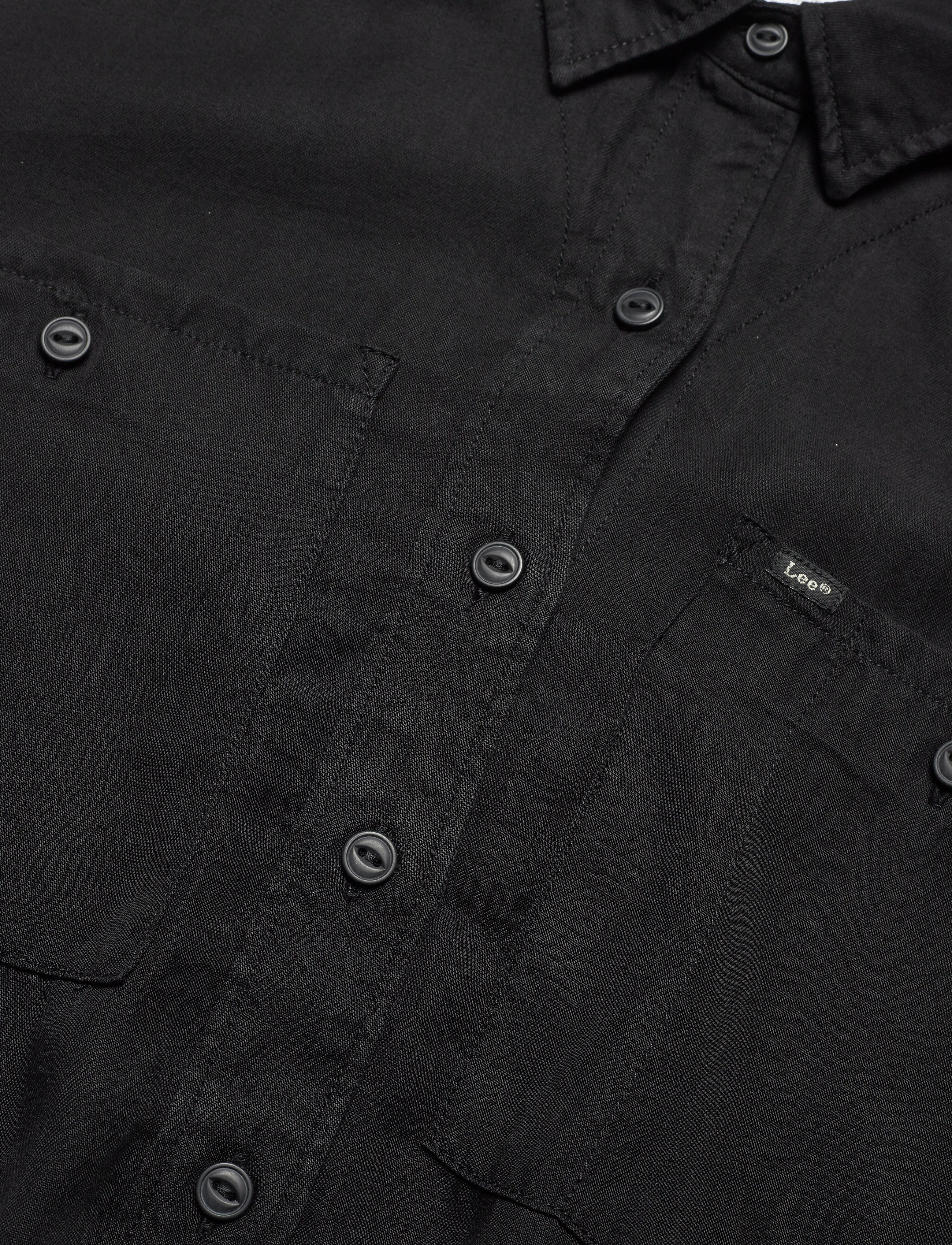 Lee Jeans - WORKER DRAPEY DRESS - black - 4