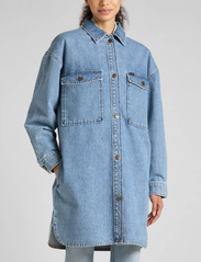 Lee Jeans - ELONGATED OVERSHIRT - moterims - marine blue - 2