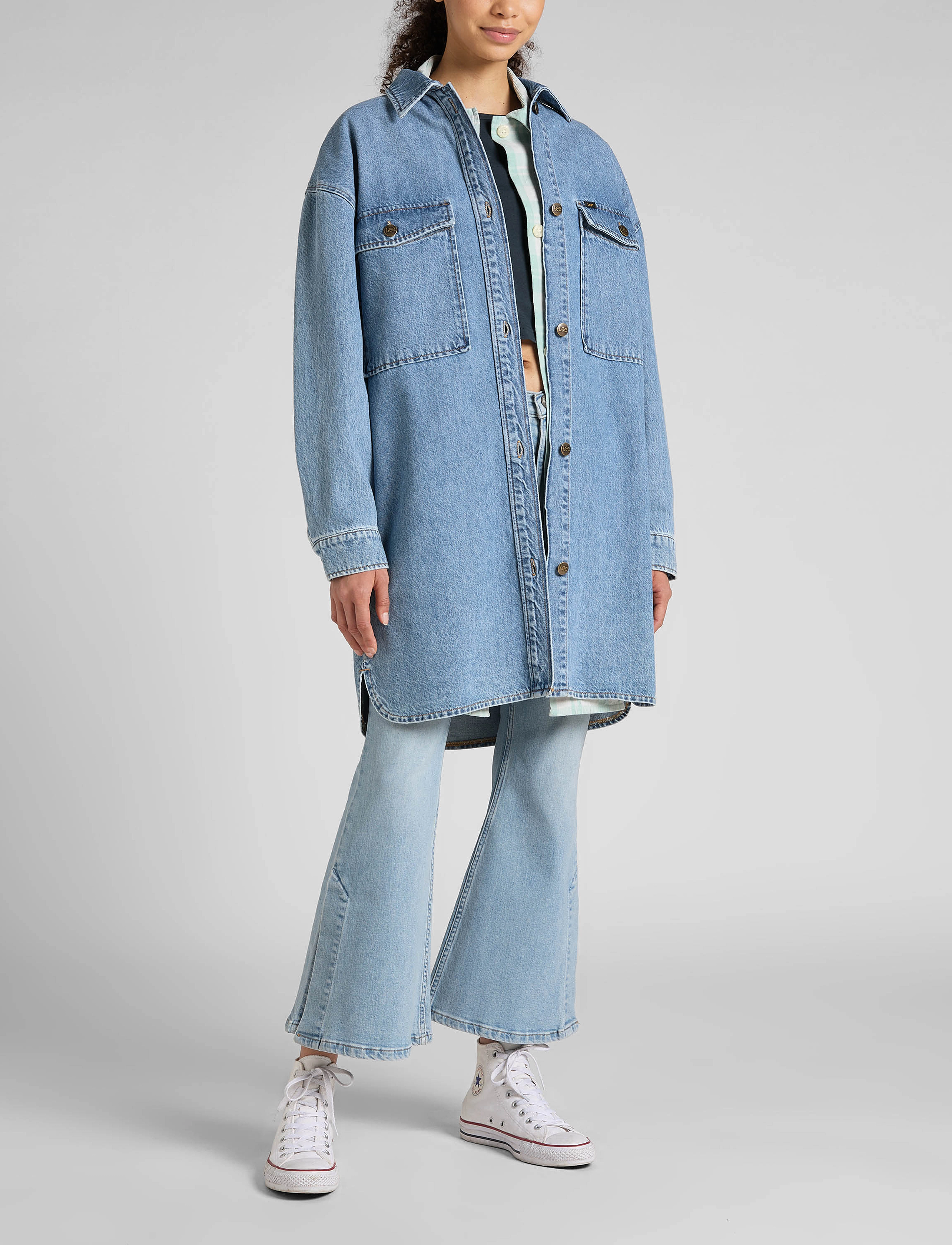 Lee Jeans - ELONGATED OVERSHIRT - marine blue - 4