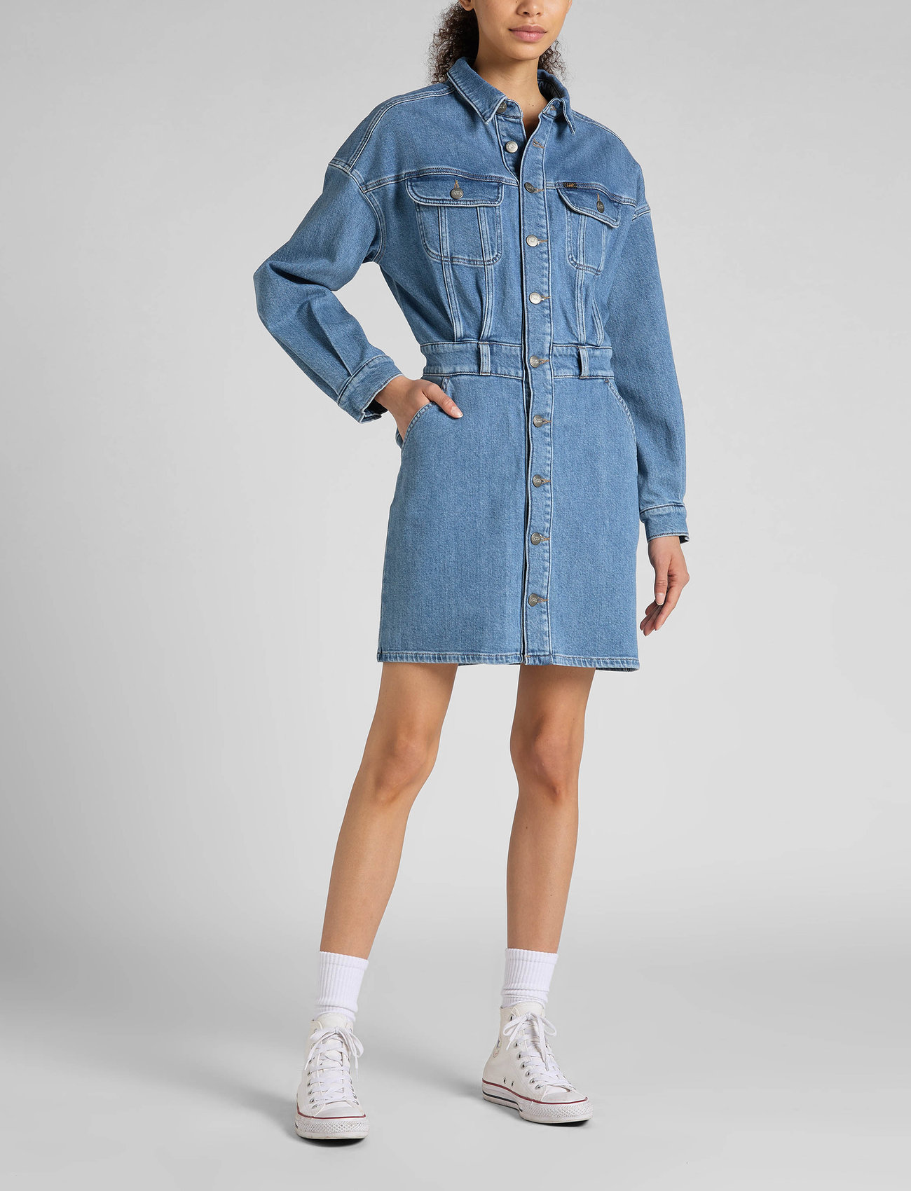 Lee Jeans - BUTTON DOWN DRESS - robes chemises - day use - 0