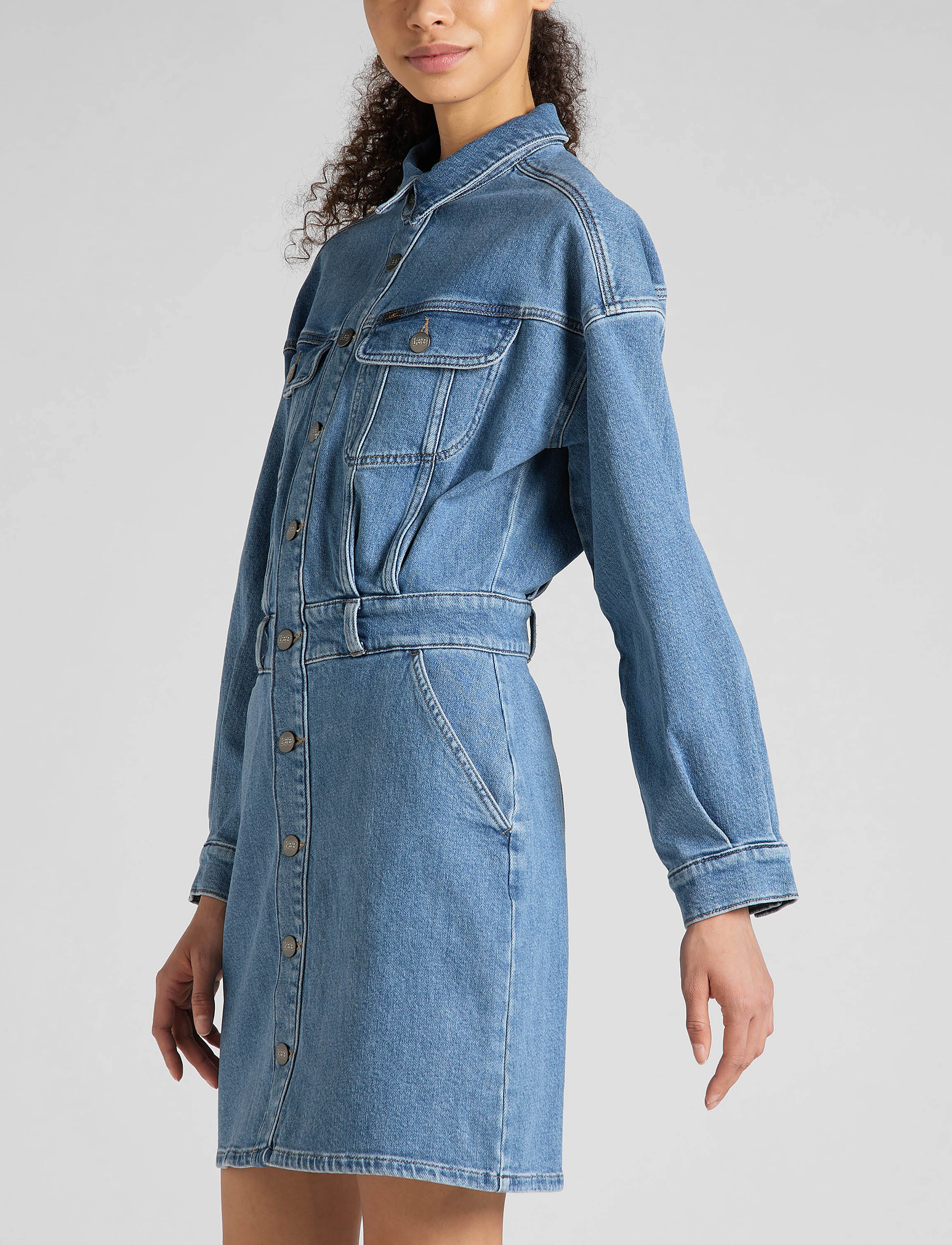 Lee Jeans - BUTTON DOWN DRESS - day use - 5
