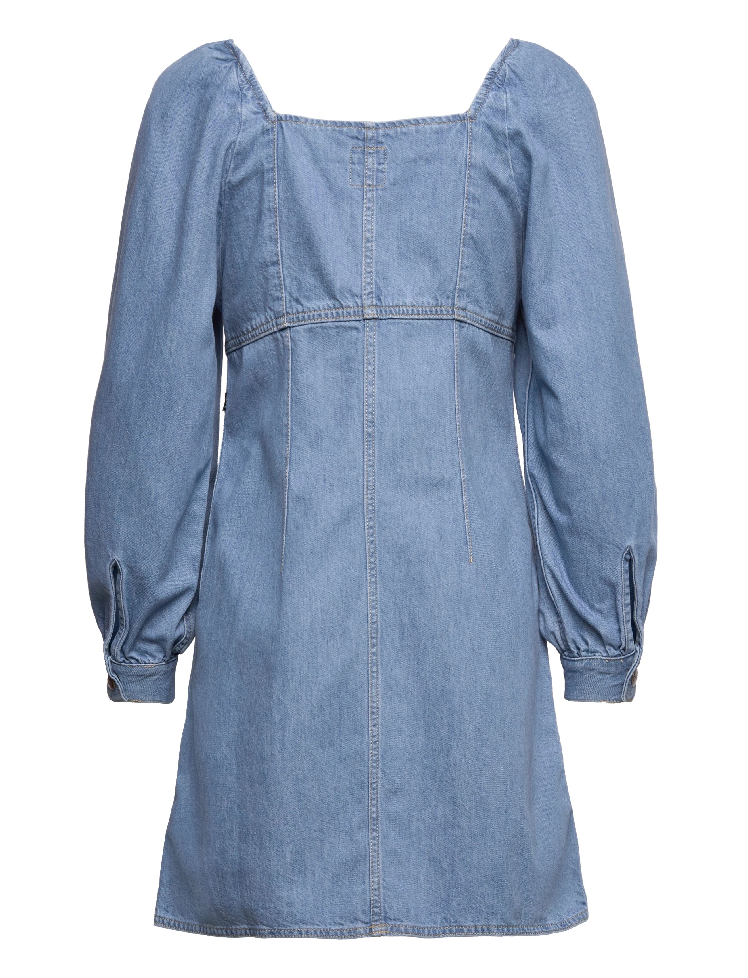 Lee Jeans - PUFF SLEEVE DRESS - mid stone - 1