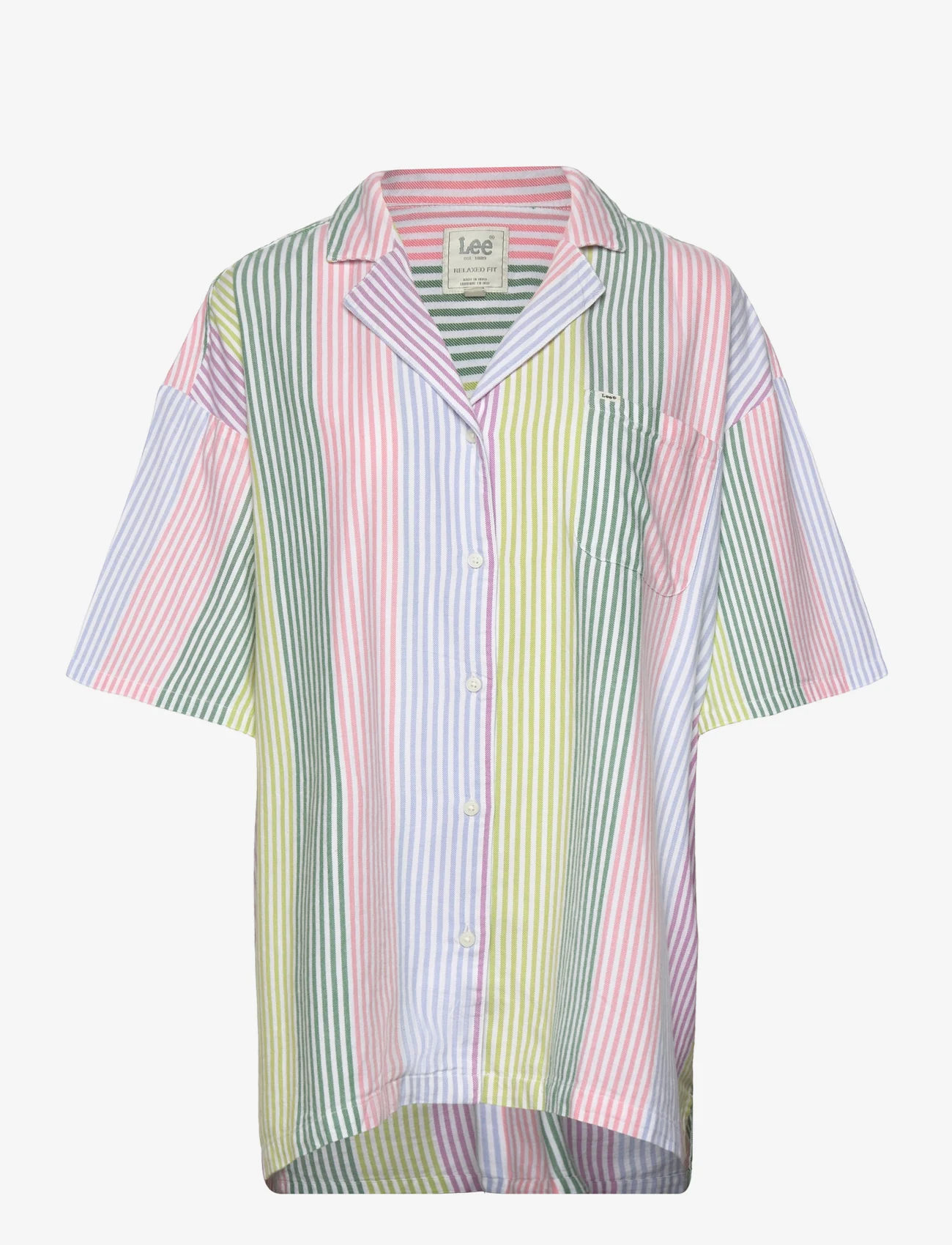 Lee Jeans - CABANA SHIRT - kortærmede skjorter - della pink - 0
