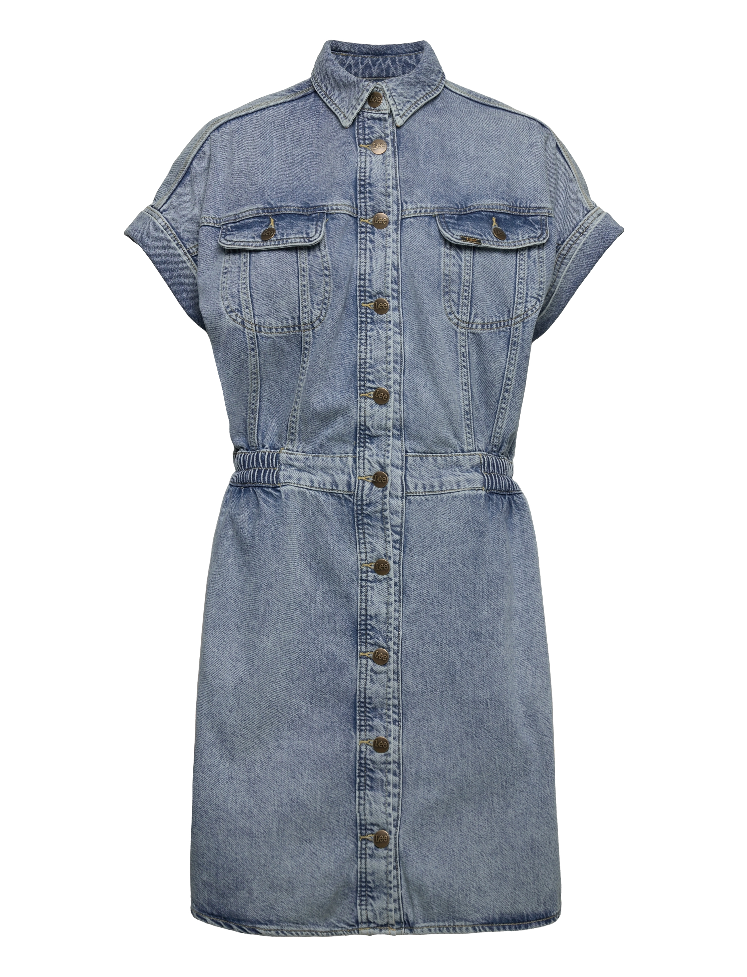 Lee Jeans - RIDER SHIRTDRESS - frosted blue - 1