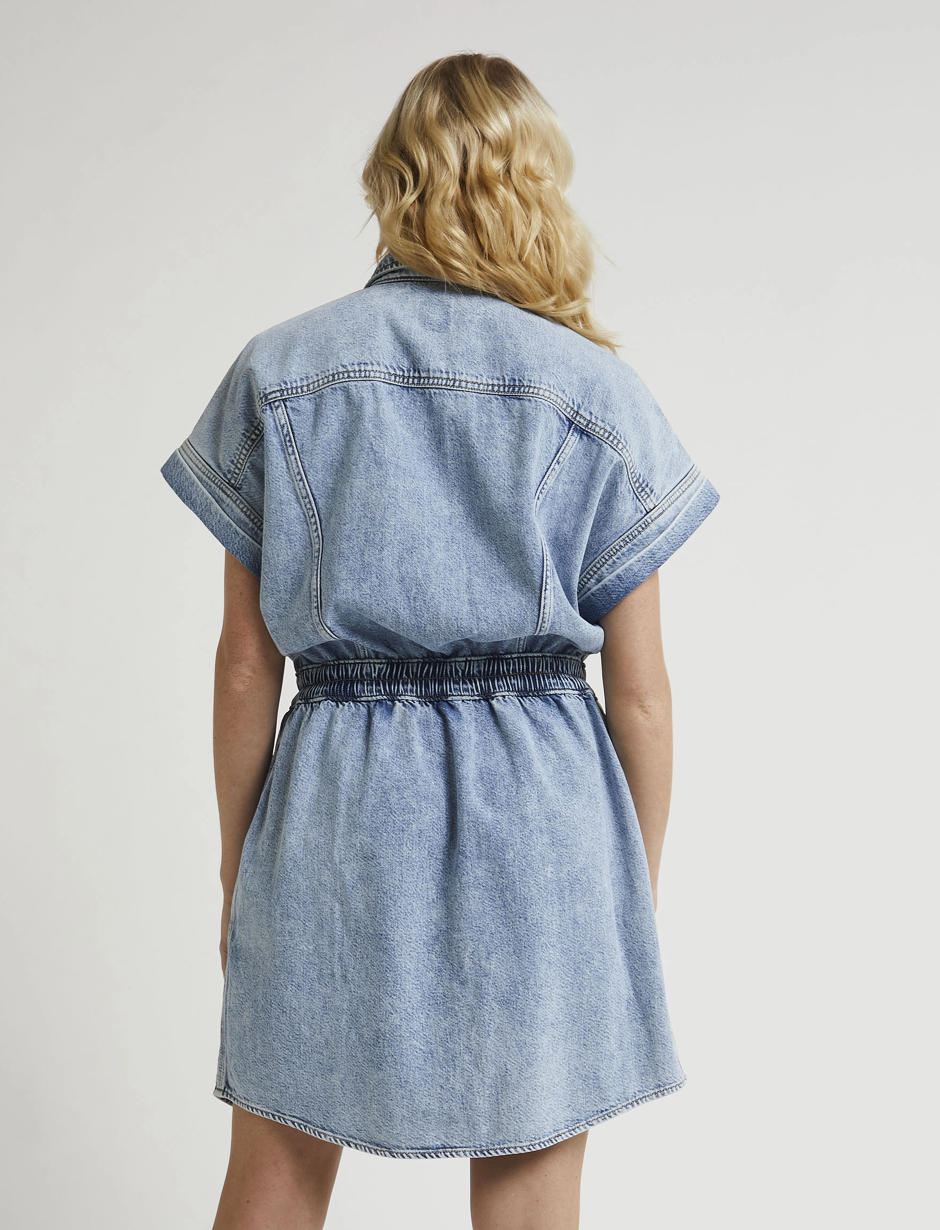 Lee Jeans - RIDER SHIRTDRESS - frosted blue - 3