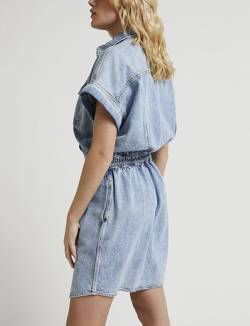 Lee Jeans - RIDER SHIRTDRESS - hemdkleider - frosted blue - 5