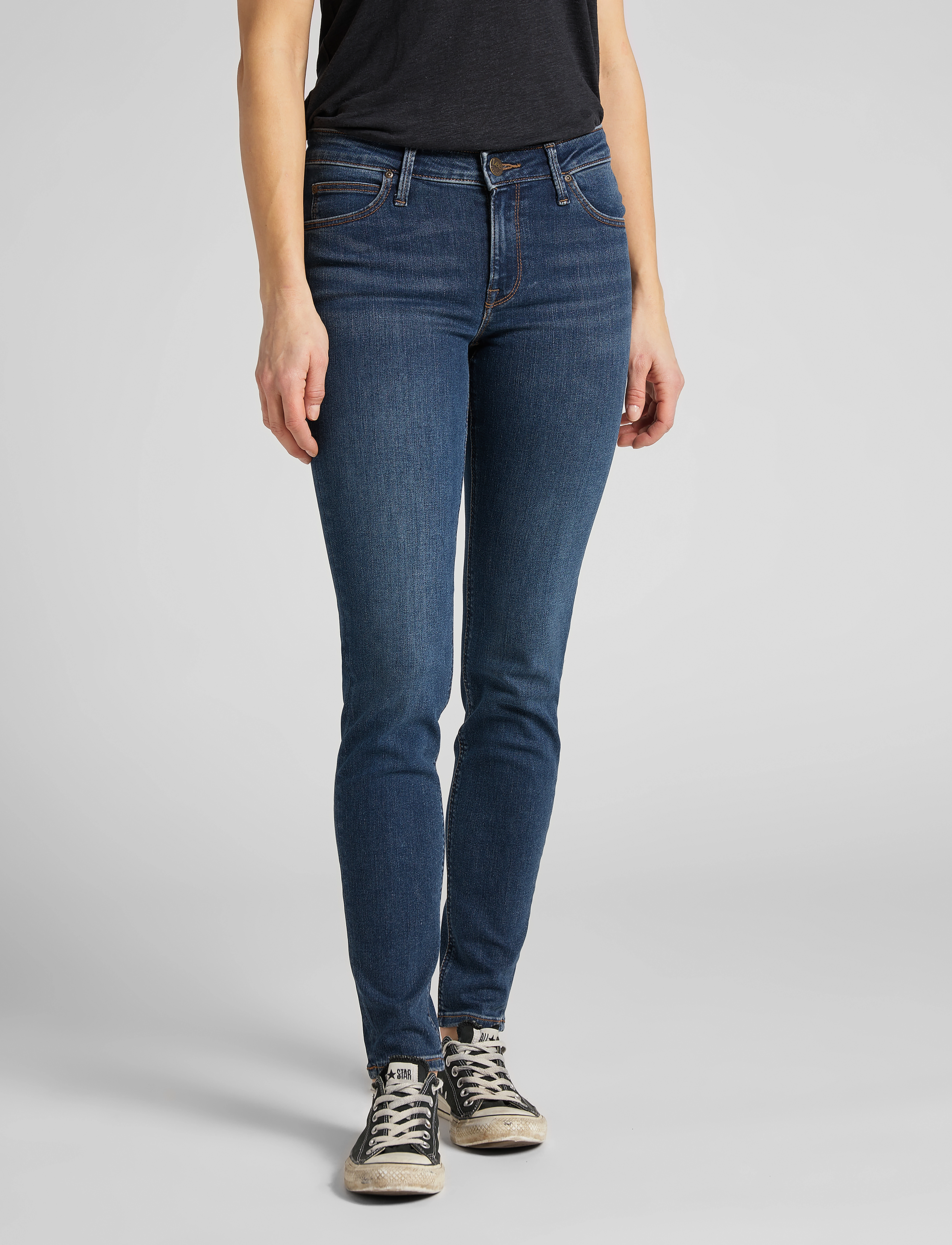 Lee Jeans SCARLETT - Tøj - DARK ULRICH / blue