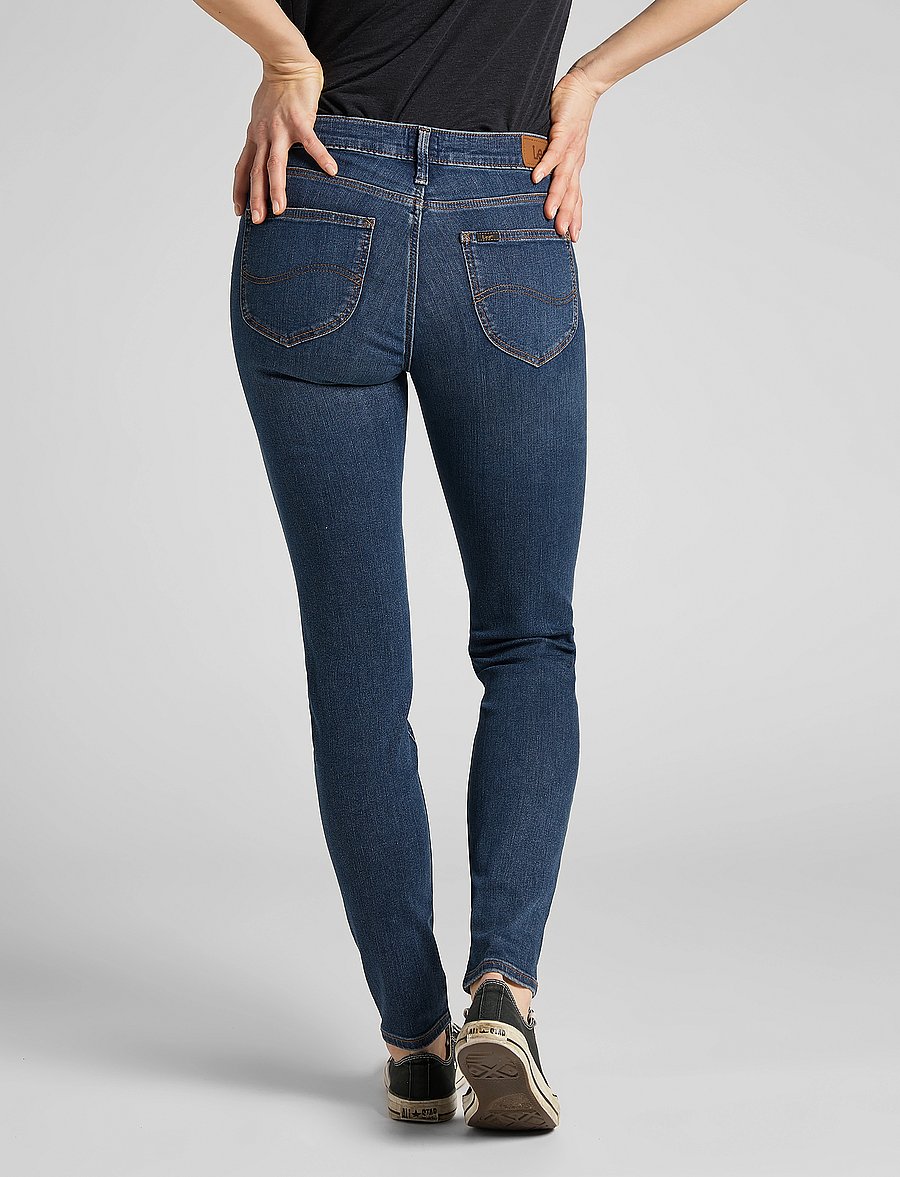 Lee Jeans - SCARLETT - liibuvad teksad - dark ulrich - 3