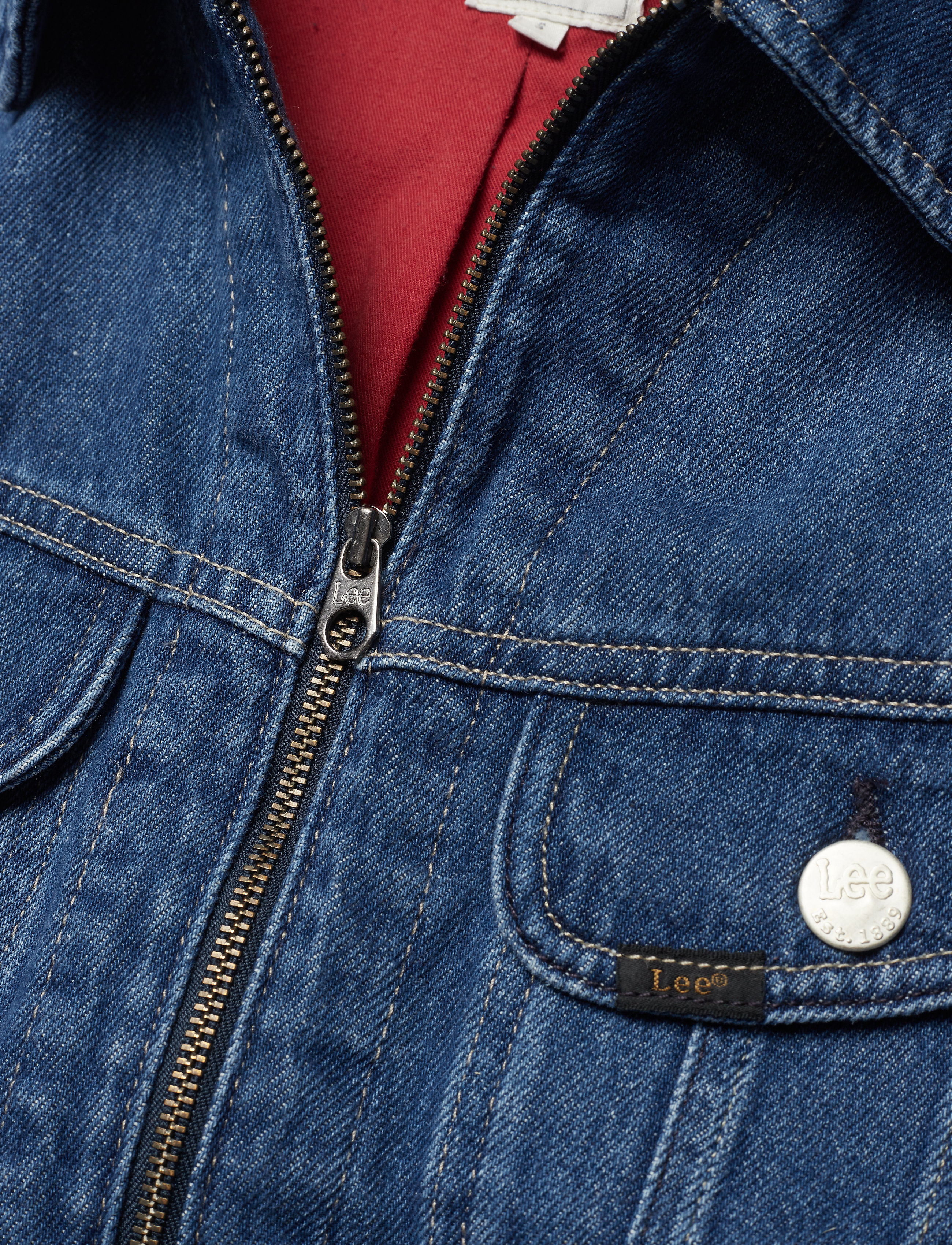 Lee Jeans - ZIP CROPPED RIDER - belleville - 2