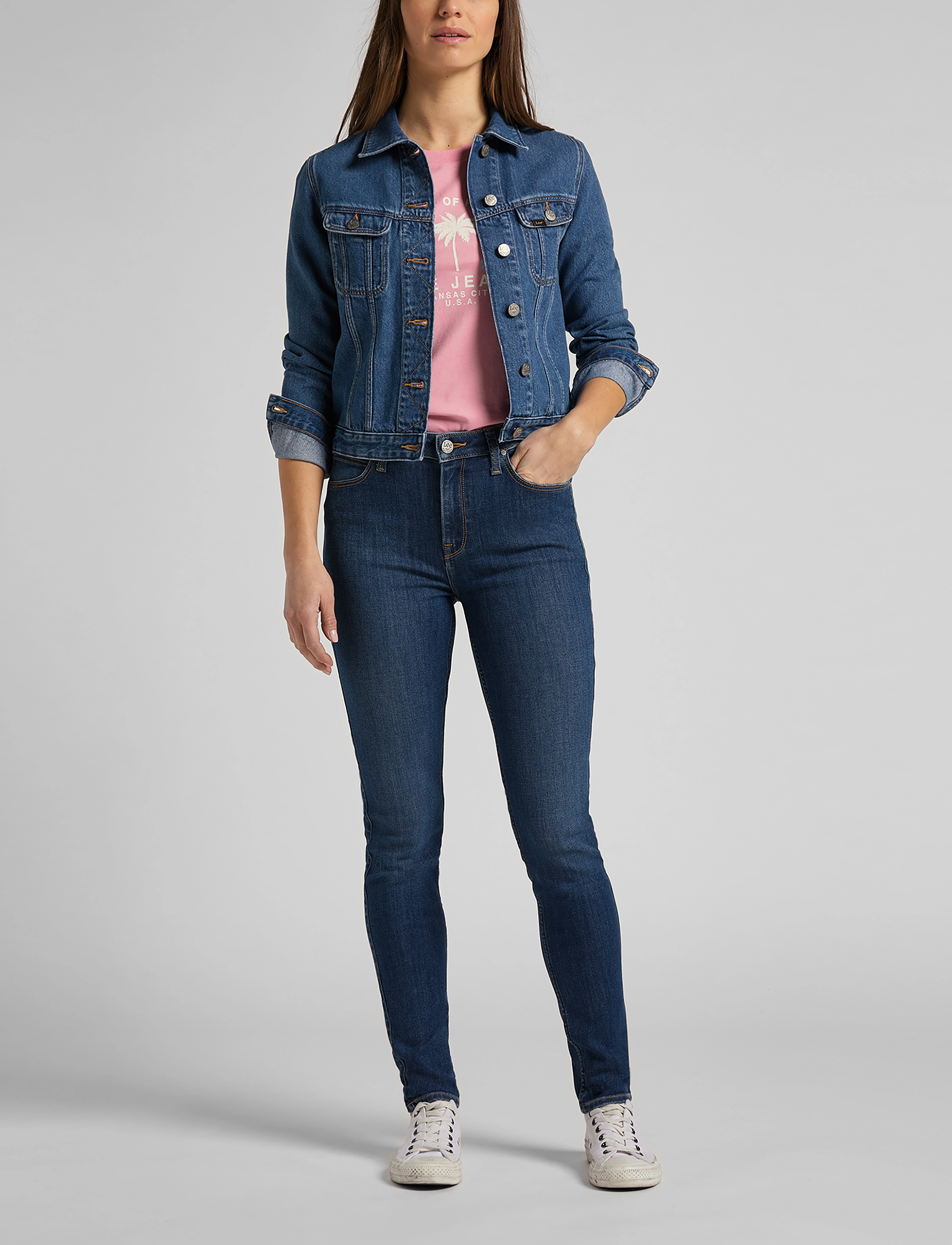 Lee Jeans - RIDER JACKET - sienna bright - 5