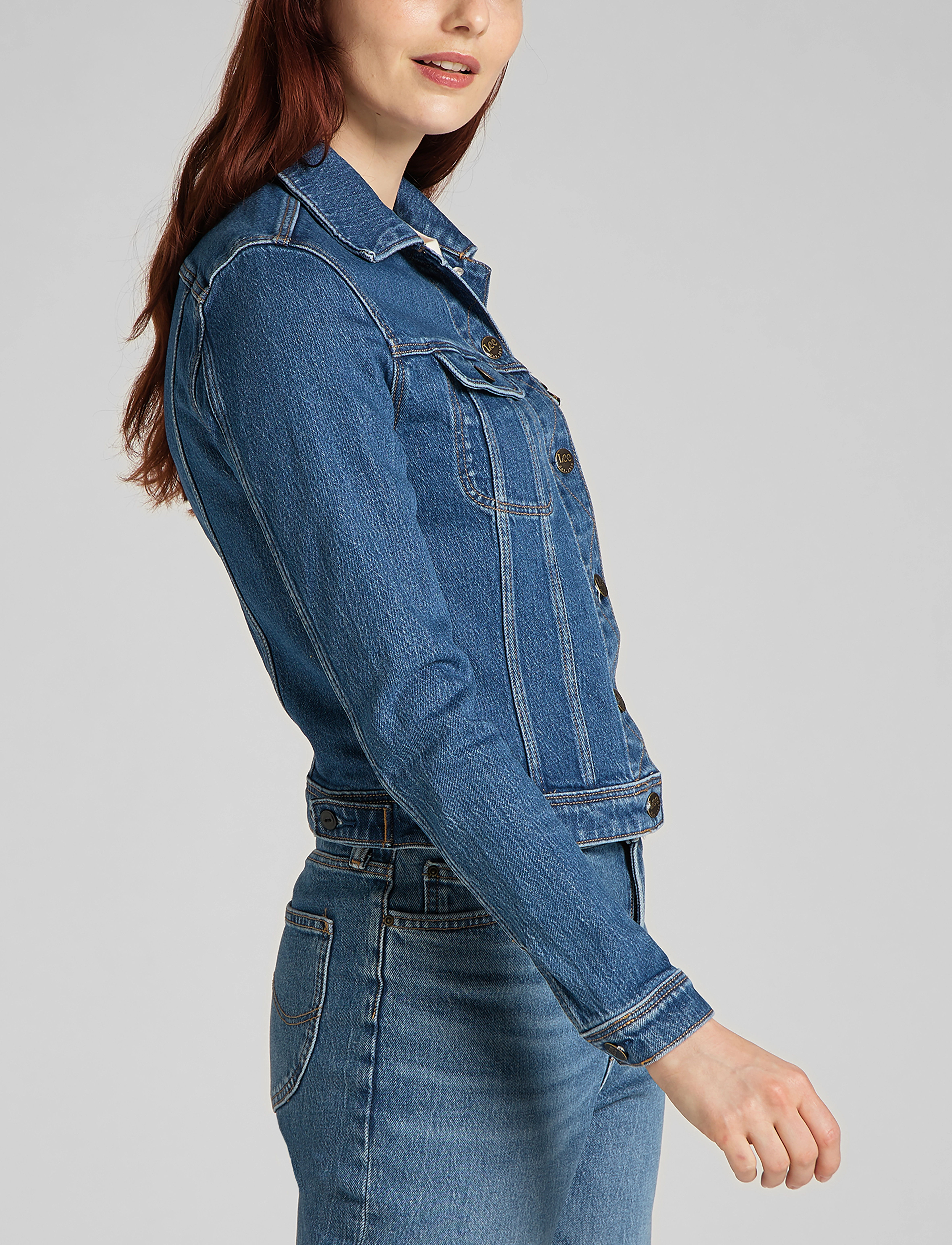 Lee Jeans - RIDER JACKET - worn iris - 5