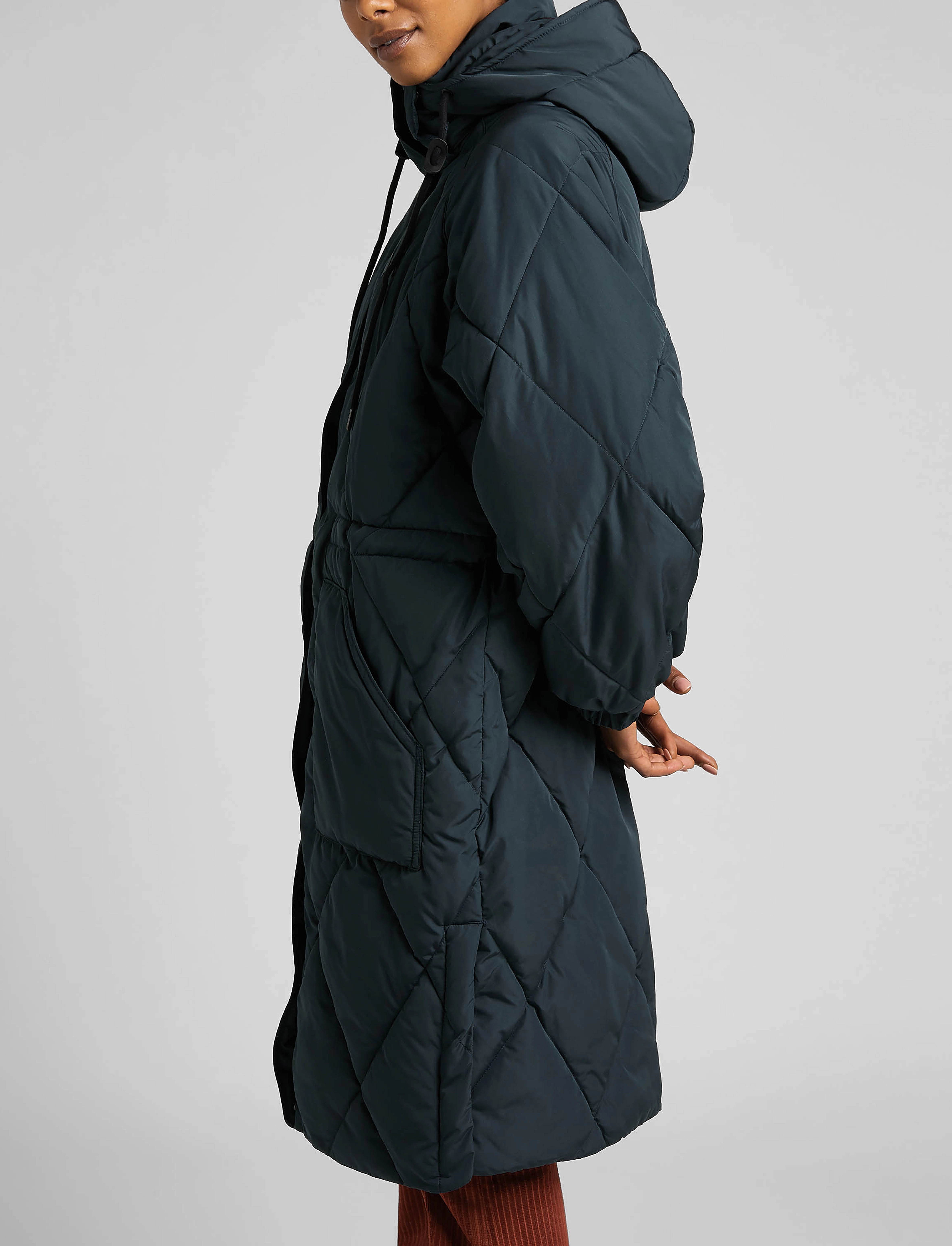 Lee Jeans - LONG PUFFER - charcoal - 5